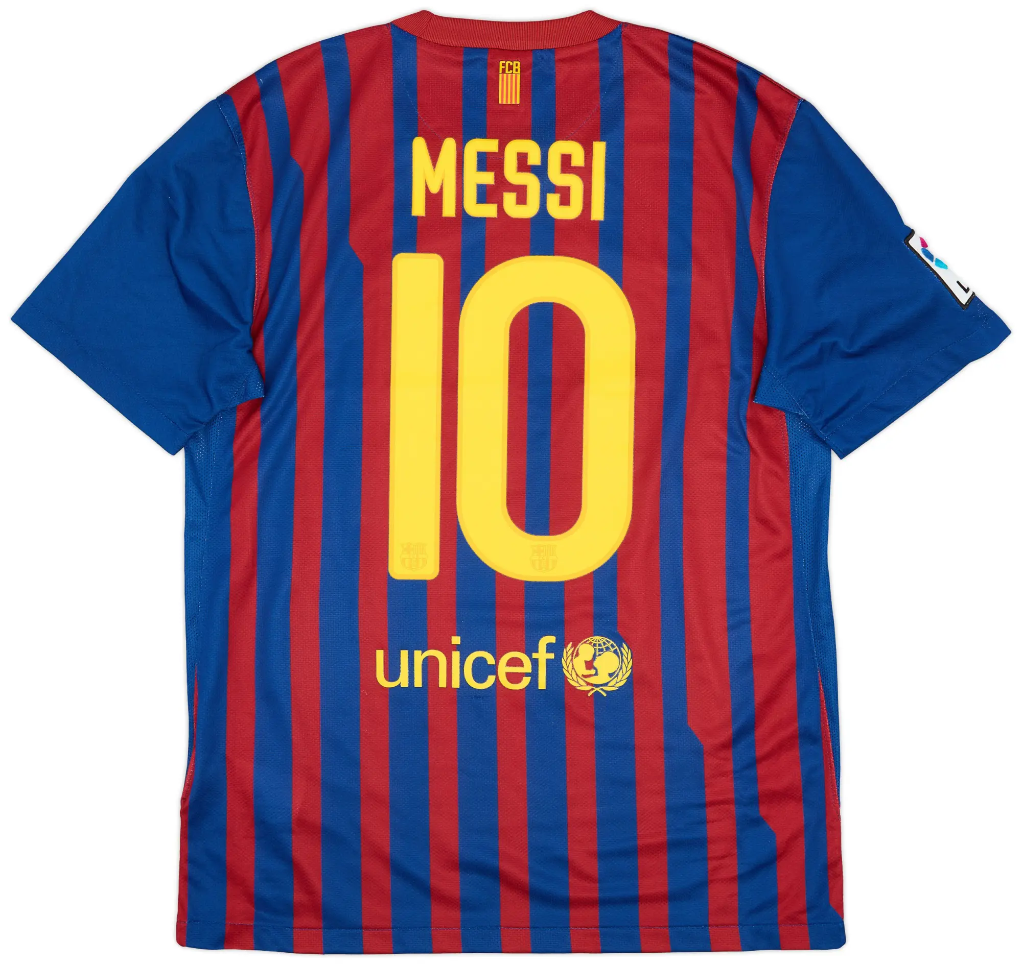 Nike 2011-12 Barcelona Home Shirt Messi #10 - 7/10 - (M)