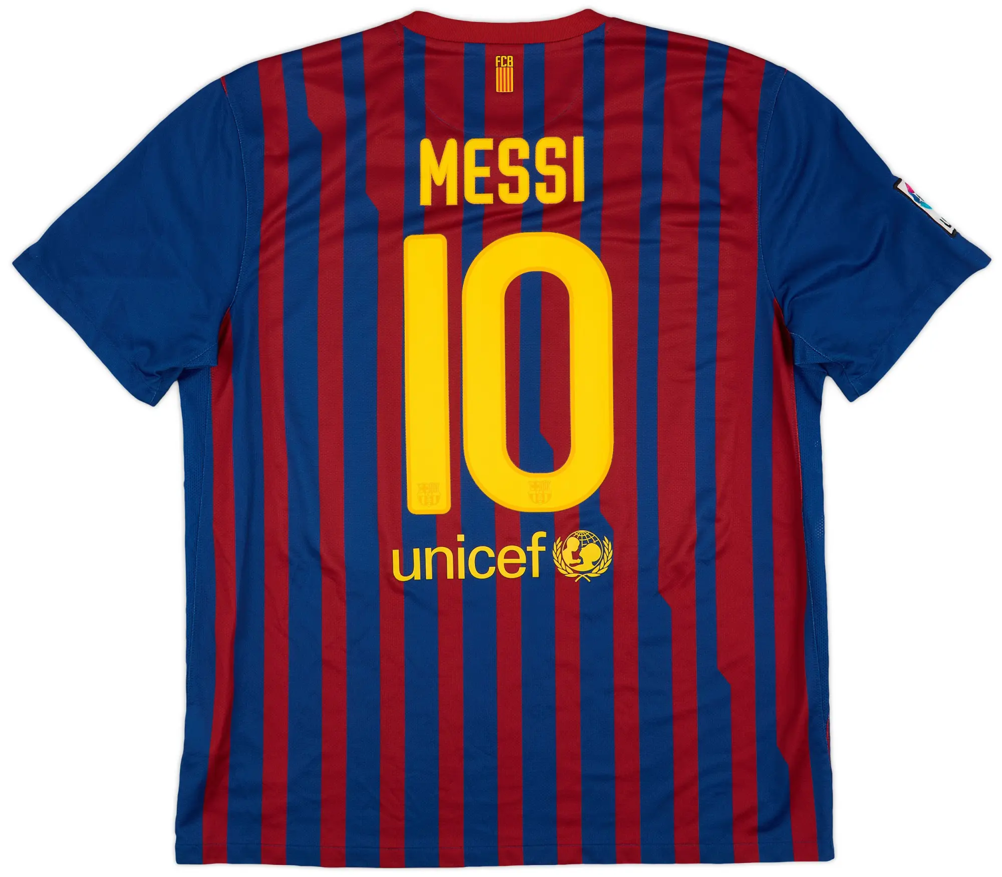 Nike 2011-12 Barcelona Home Shirt Messi #10 - 8/10 - (XL)