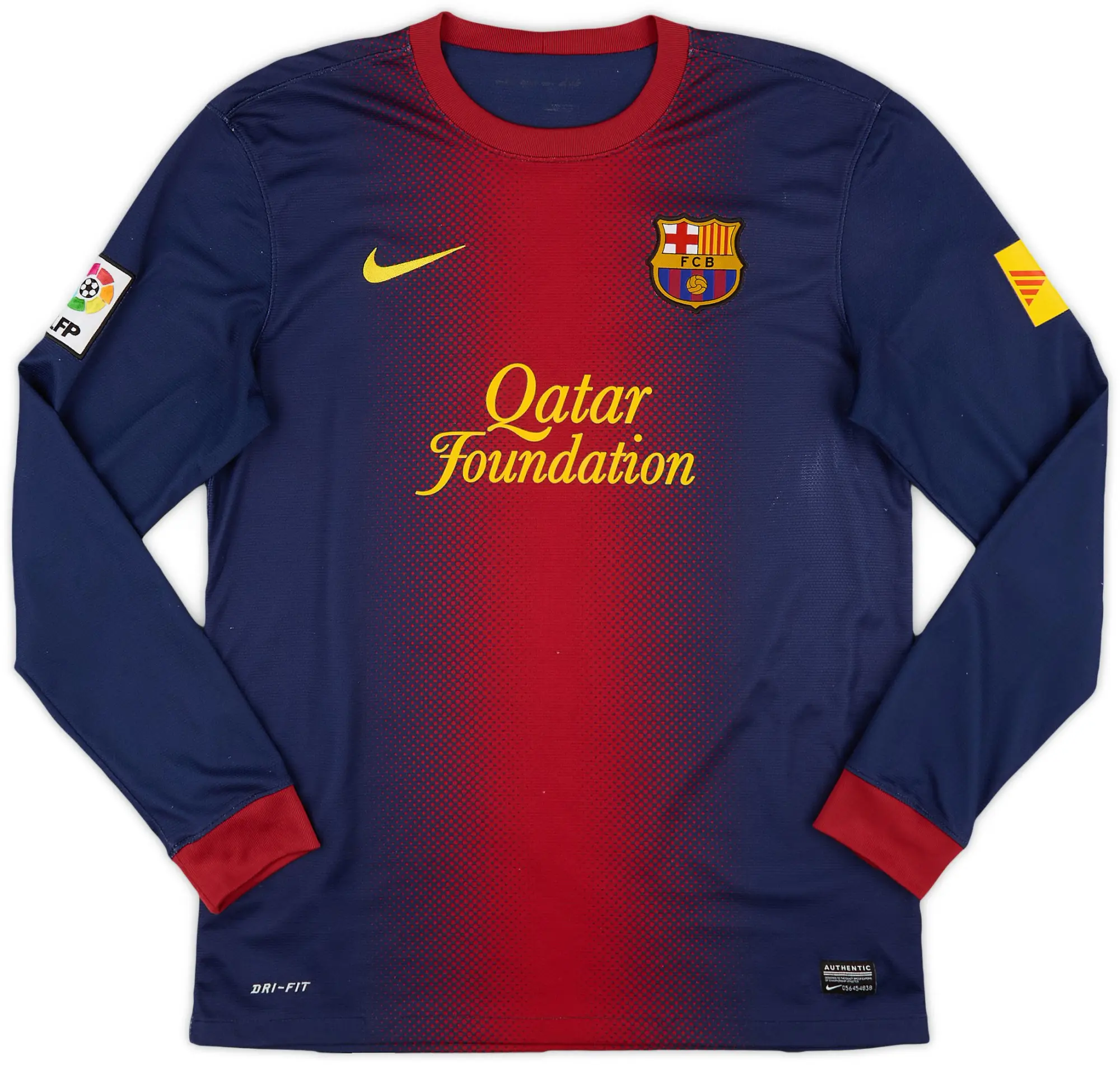 Nike 2012-13 Barcelona Home L/S Shirt Messi #10 - 7/10 - (M)