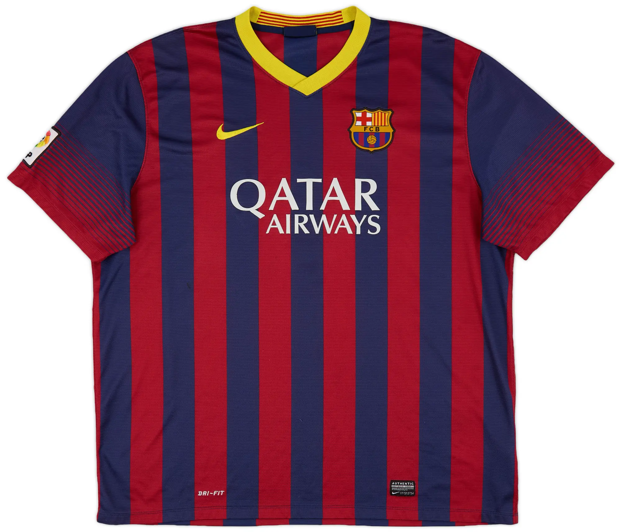 Nike 2013-14 Barcelona Home Shirt Messi #10 - 6/10 - (XL)