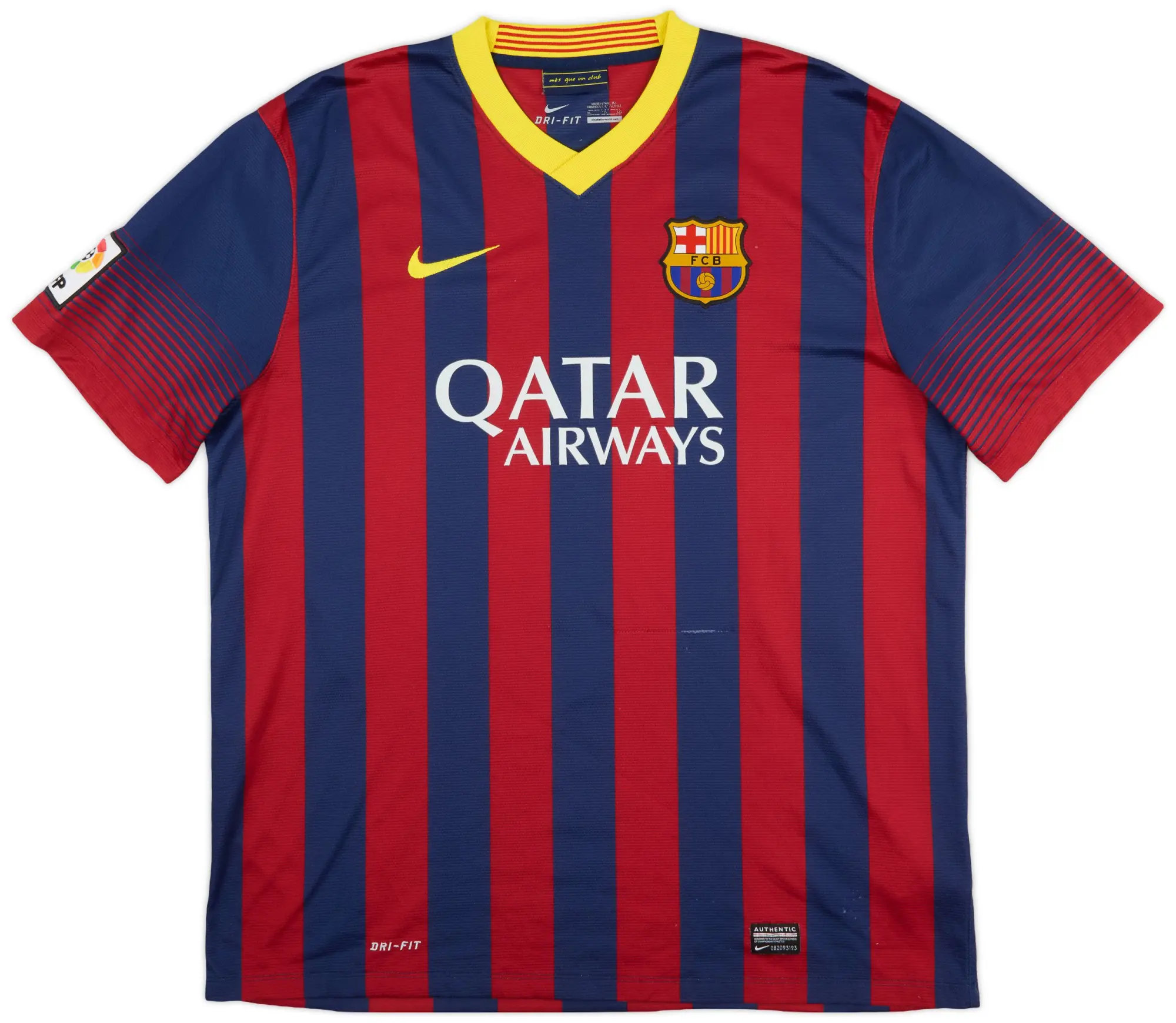 Nike 2013-14 Barcelona Home Shirt Messi #10 - 6/10 - (XL)