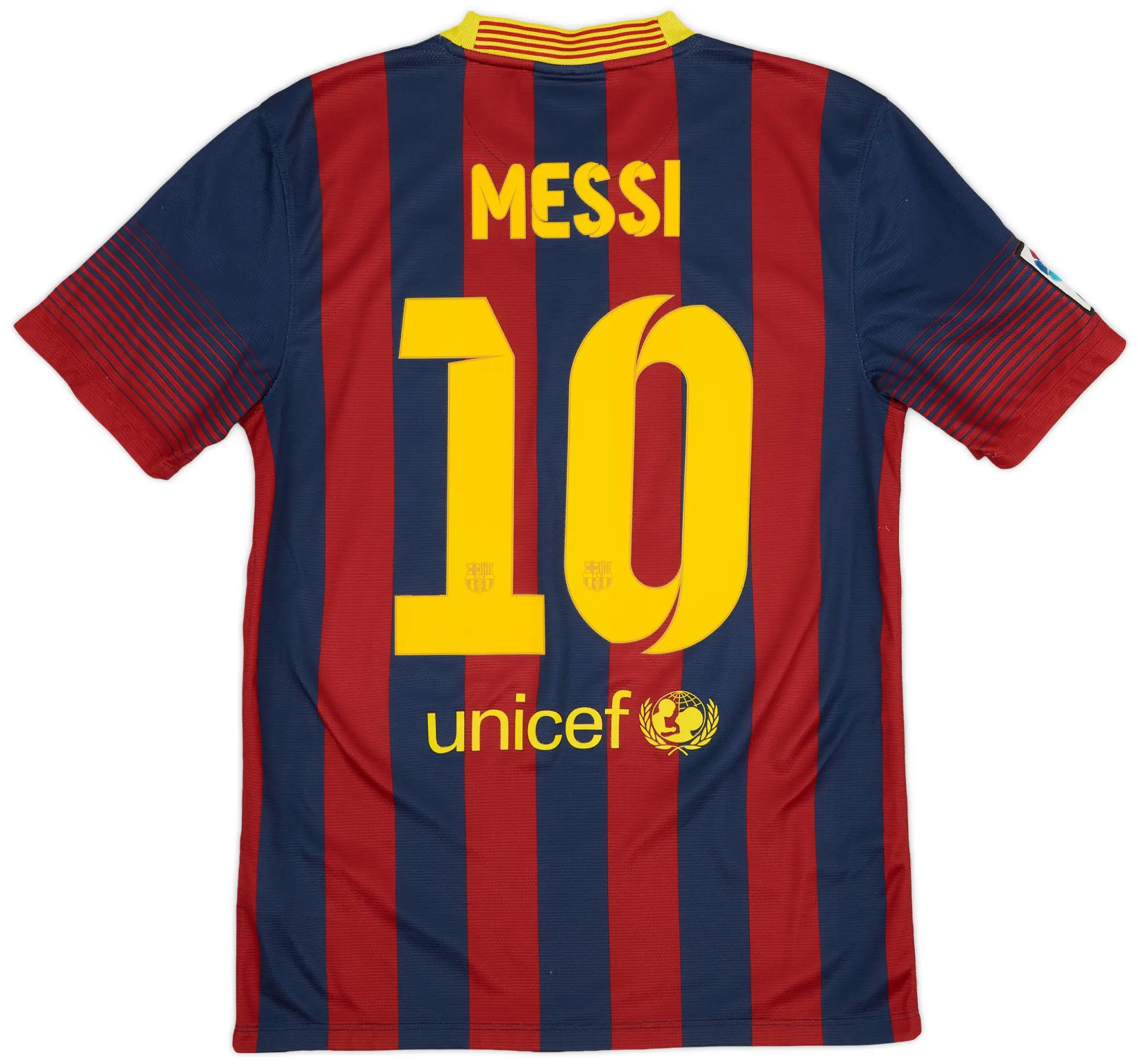 Nike 2013-14 Barcelona Home Shirt Messi #10 - 7/10 - (S)