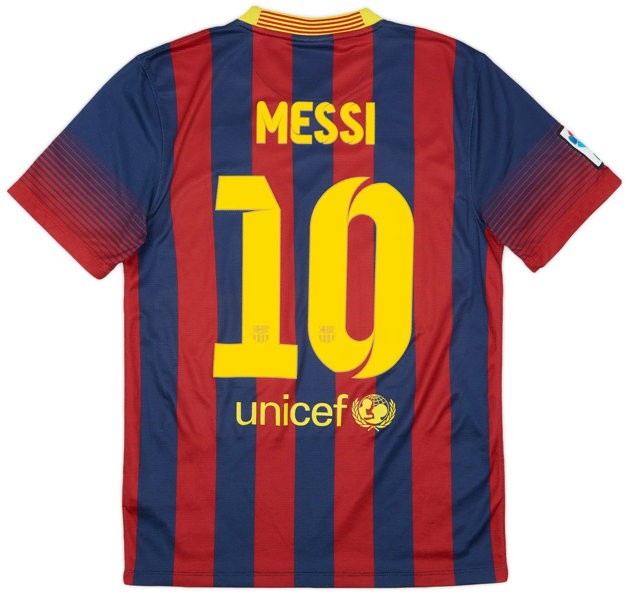 Nike 2013-14 Barcelona Home Shirt Messi #10 - 7/10 - (S)