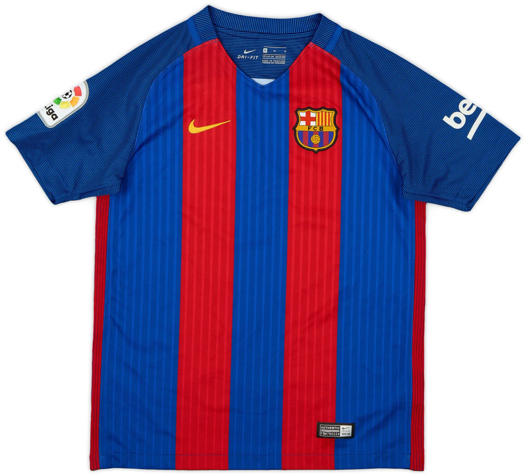 Nike 2016-17 Barcelona Home Shirt - 8/10 - (M.Boys)