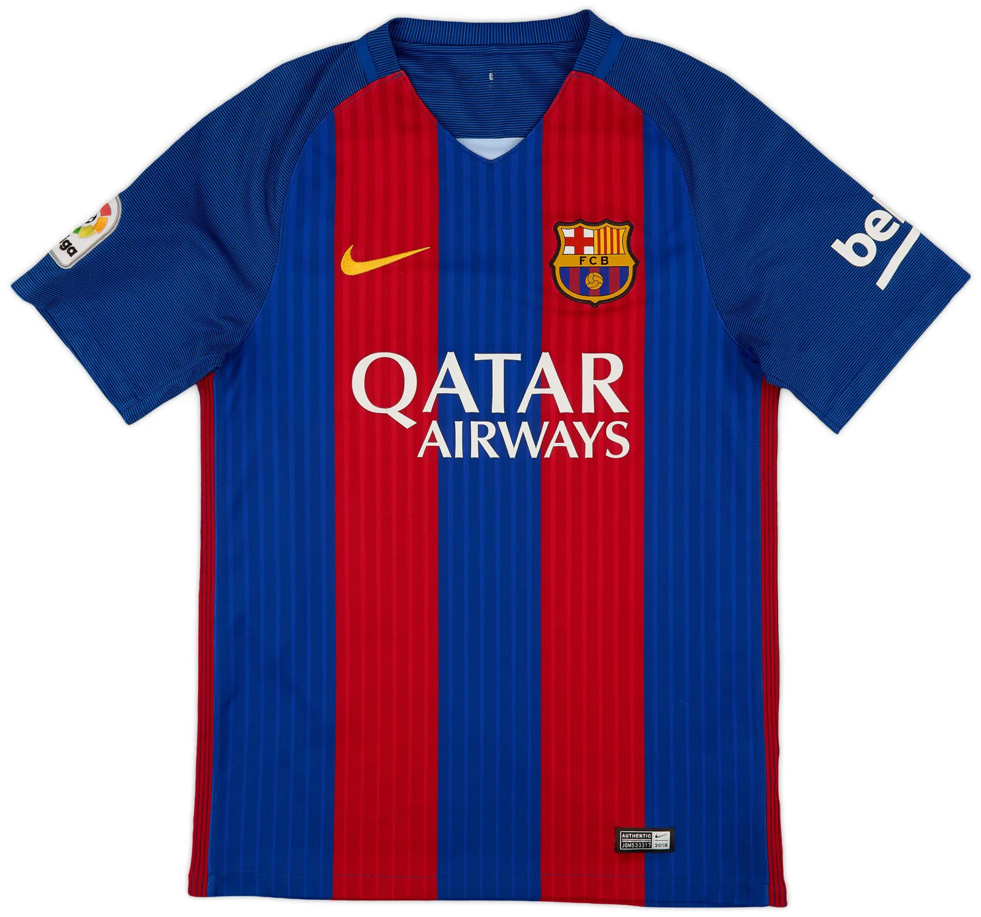 Nike 2016-17 Barcelona Home Shirt - 8/10 - (M.Boys)