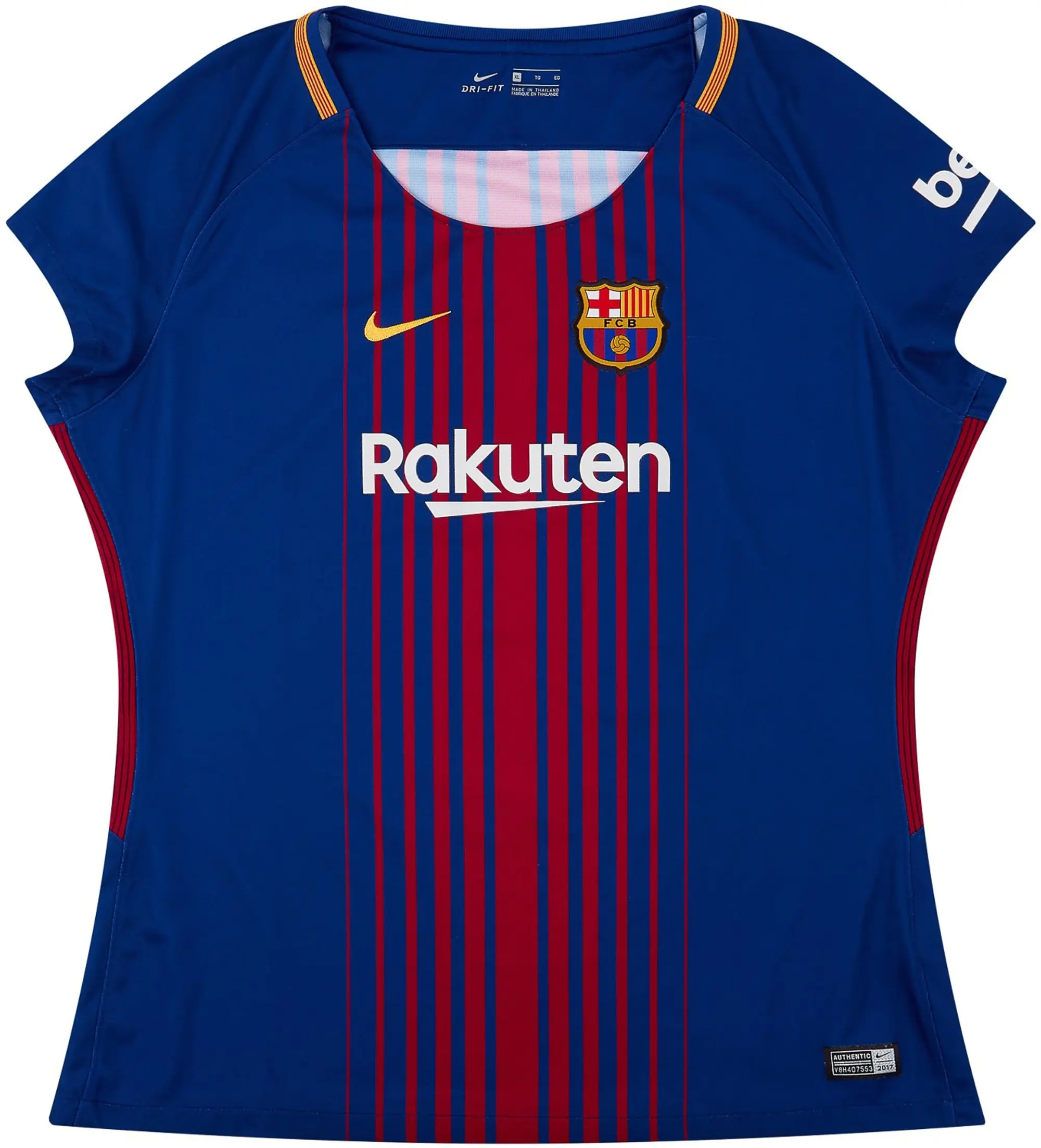 Nike 2017-18 Barcelona Home Shirt - 8/10 - Women's (XL)