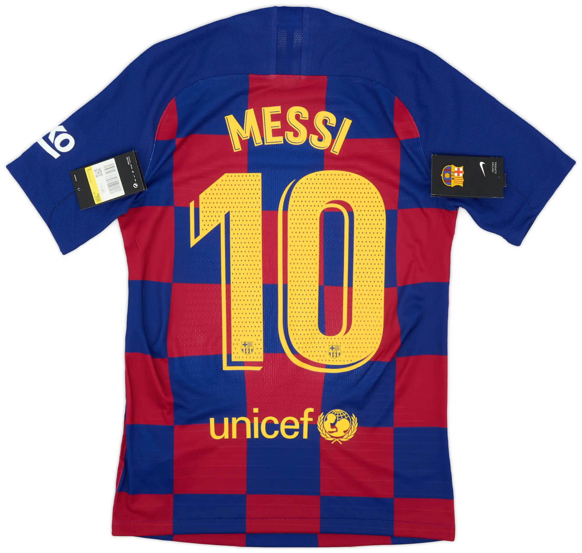 Nike 2019-20 Barcelona Authentic Home Shirt Messi #10 (S)