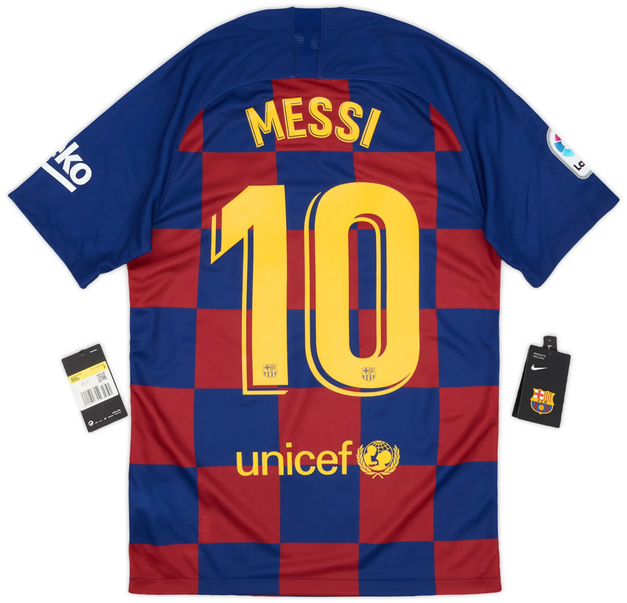 Nike 2019-20 Barcelona Home Shirt Messi #10 - 9/10 - (M)