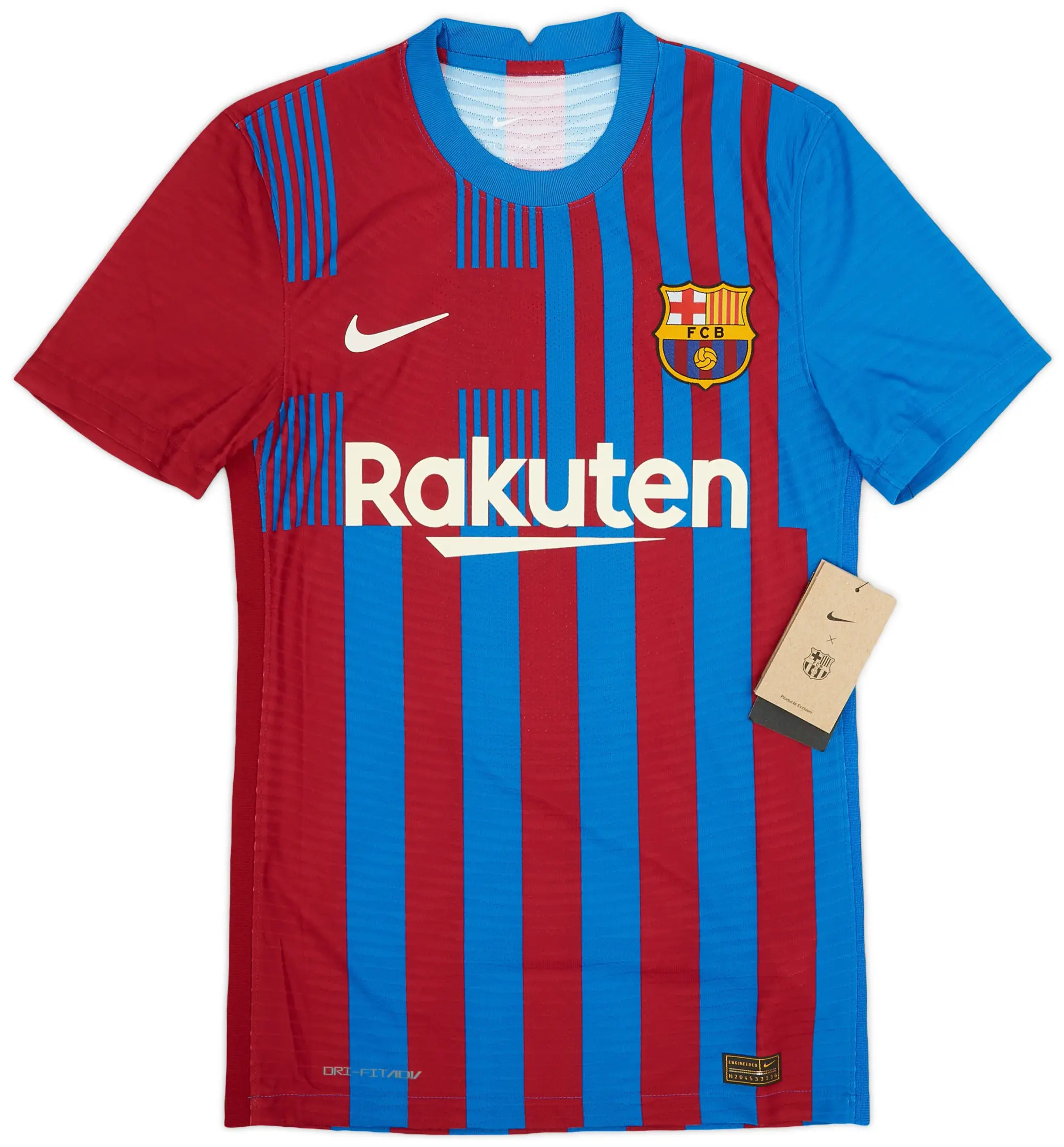 Nike 2020-21 Barcelona Authentic Home Shirt (XS)