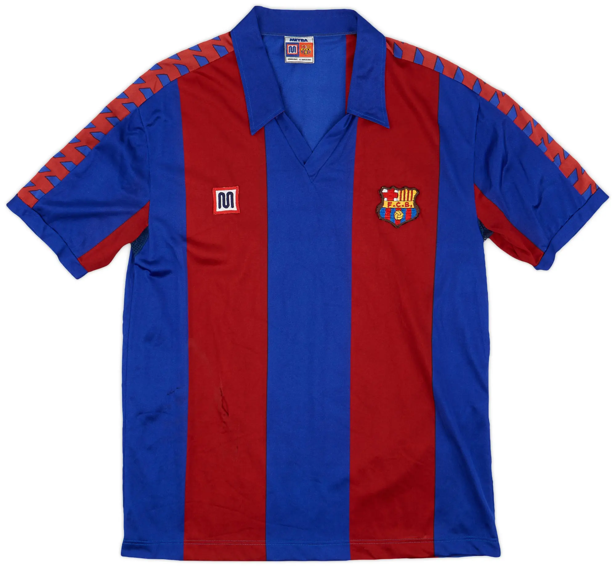 Meyba 1984-89 Barcelona Home Shirt - 5/10 - (XL)