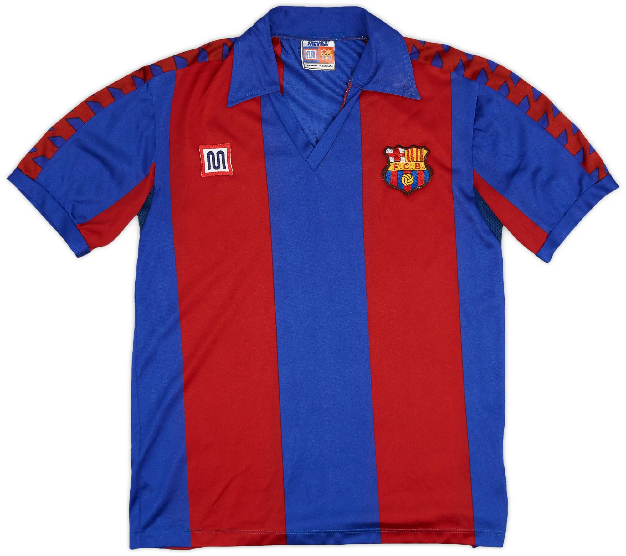 Meyba 1984-89 Barcelona Home Shirt - 9/10 - (S)