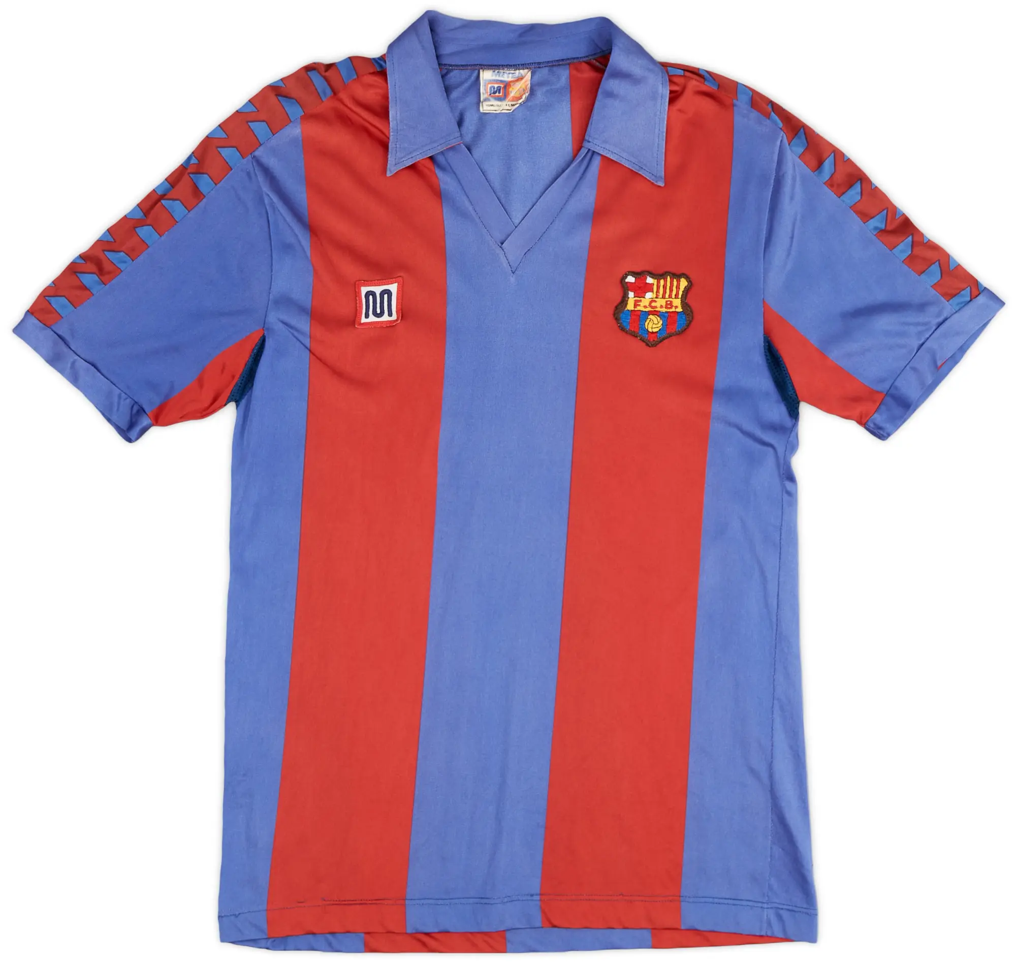 Meyba 1984-89 Barcelona Home Shirt - 8/10 - (S)