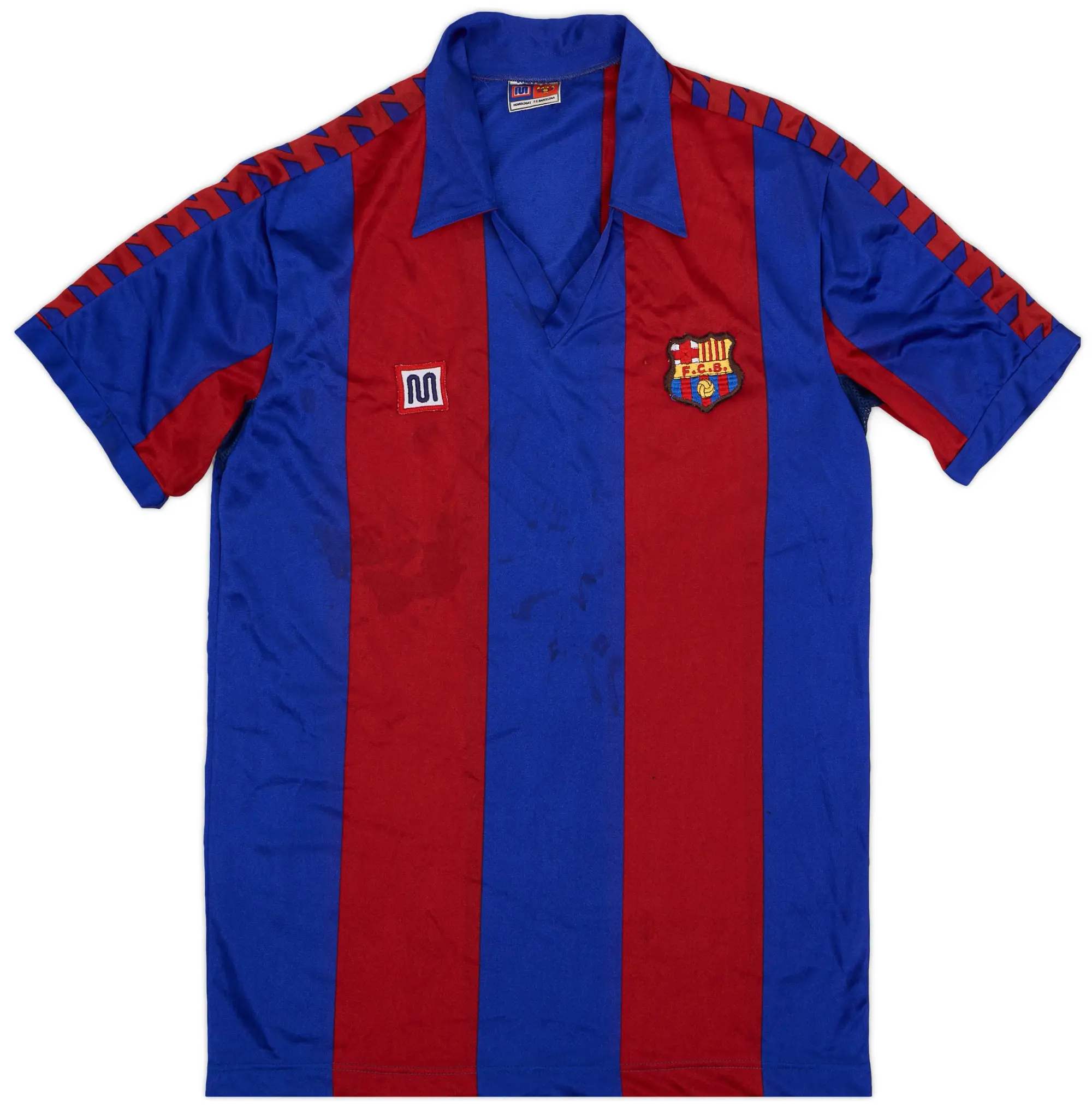 Meyba 1984-89 Barcelona Home Shirt - 8/10 - (L)