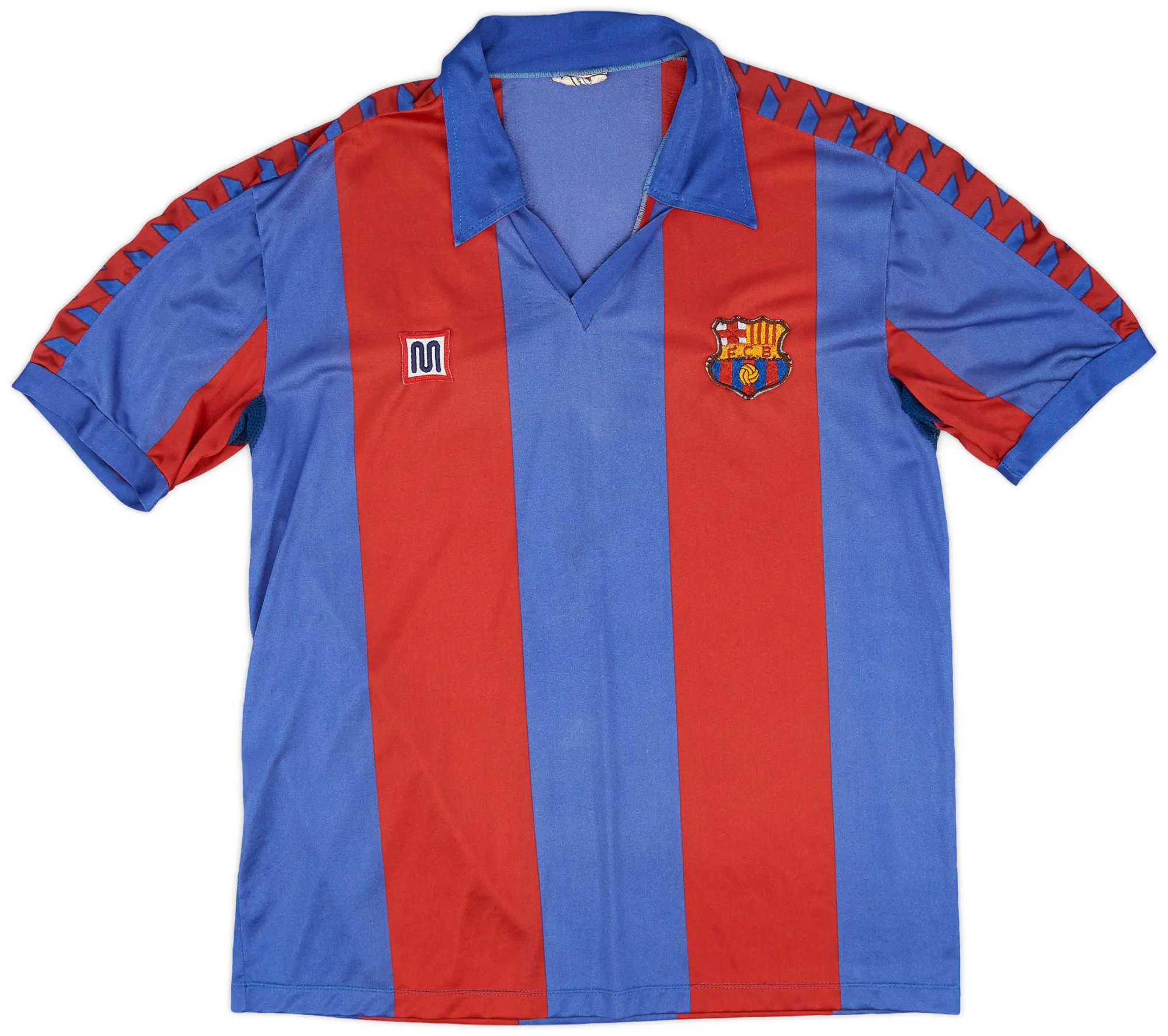 Meyba 1984-89 Barcelona Home Shirt - 8/10 - (L)