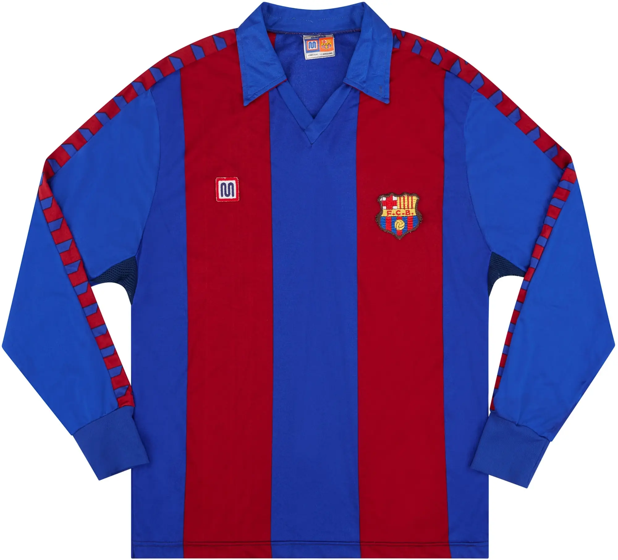 Meyba 1984-89 Barcelona Home L/S Shirt - 8/10 - (S)