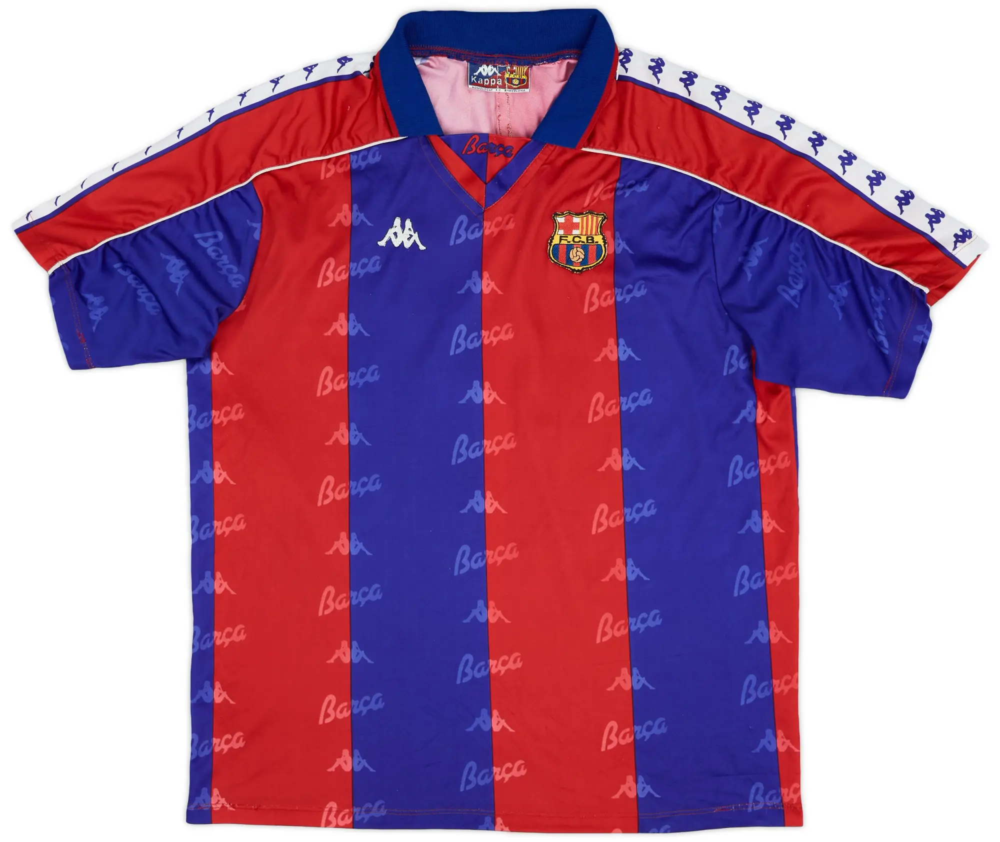 Kappa 1992-95 Barcelona Home Shirt - 8/10 - (XL)