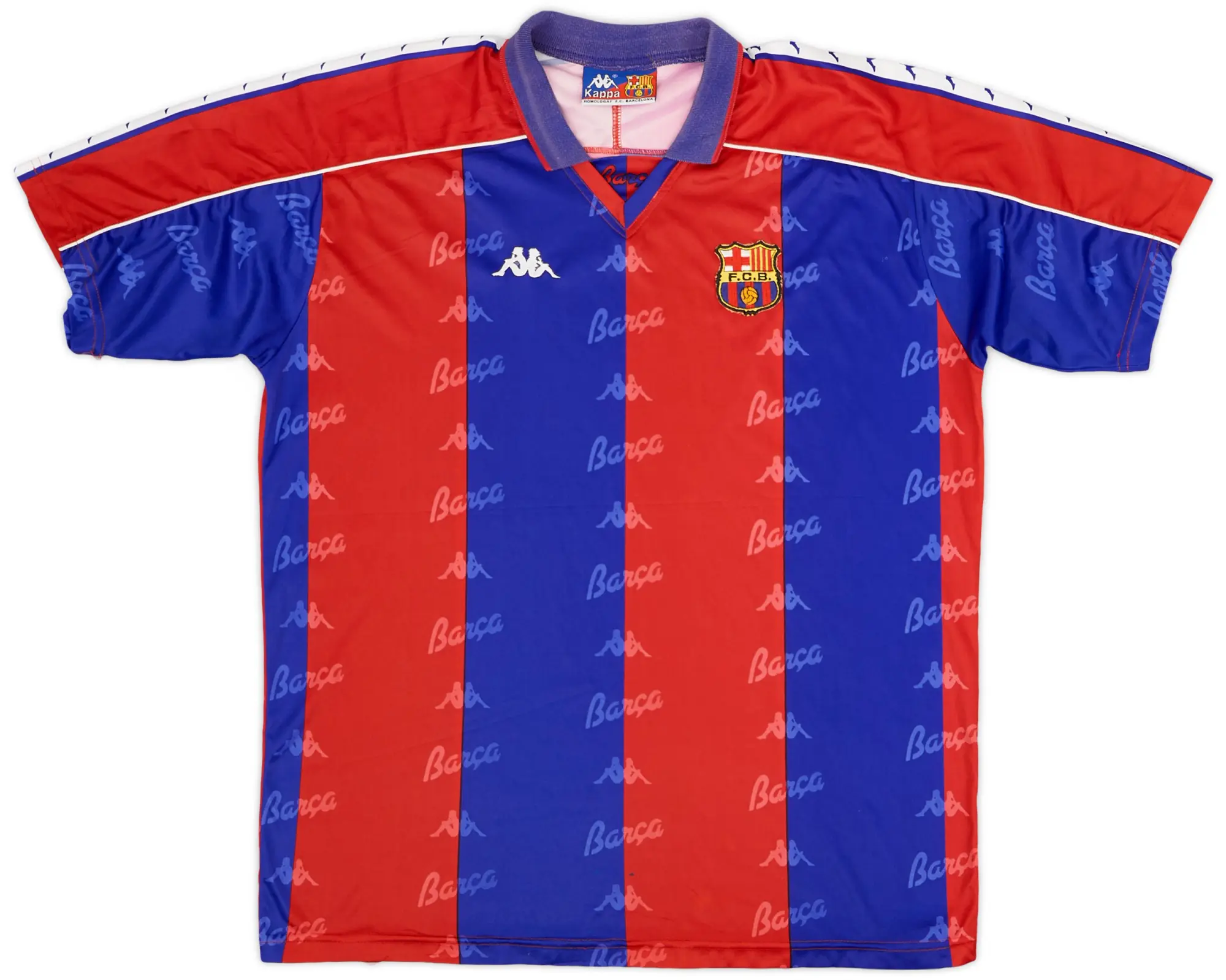 Kappa 1992-95 Barcelona Home Shirt - 8/10 - (XL)