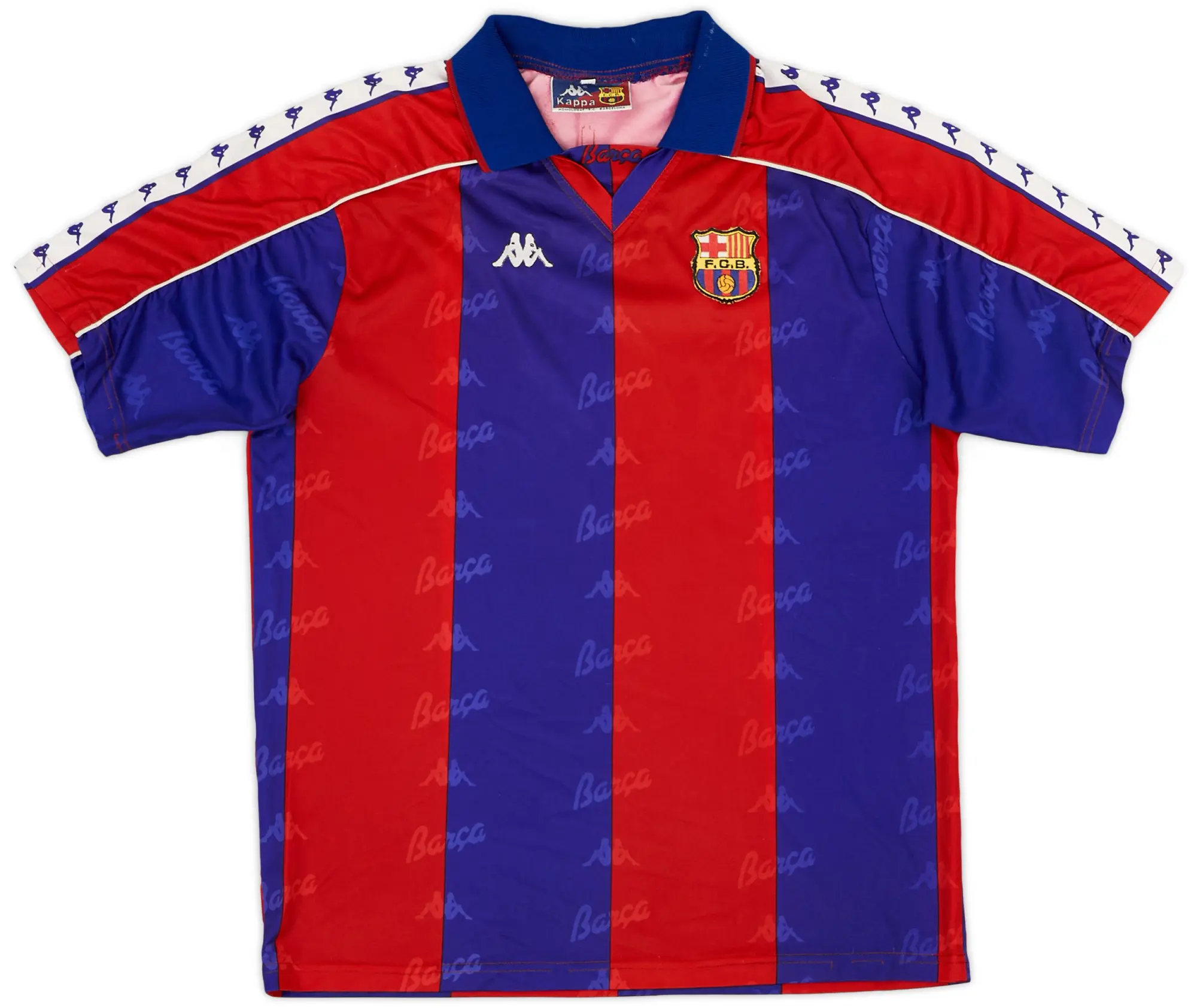 Kappa 1992-95 Barcelona Home Shirt - 9/10 - (XL)