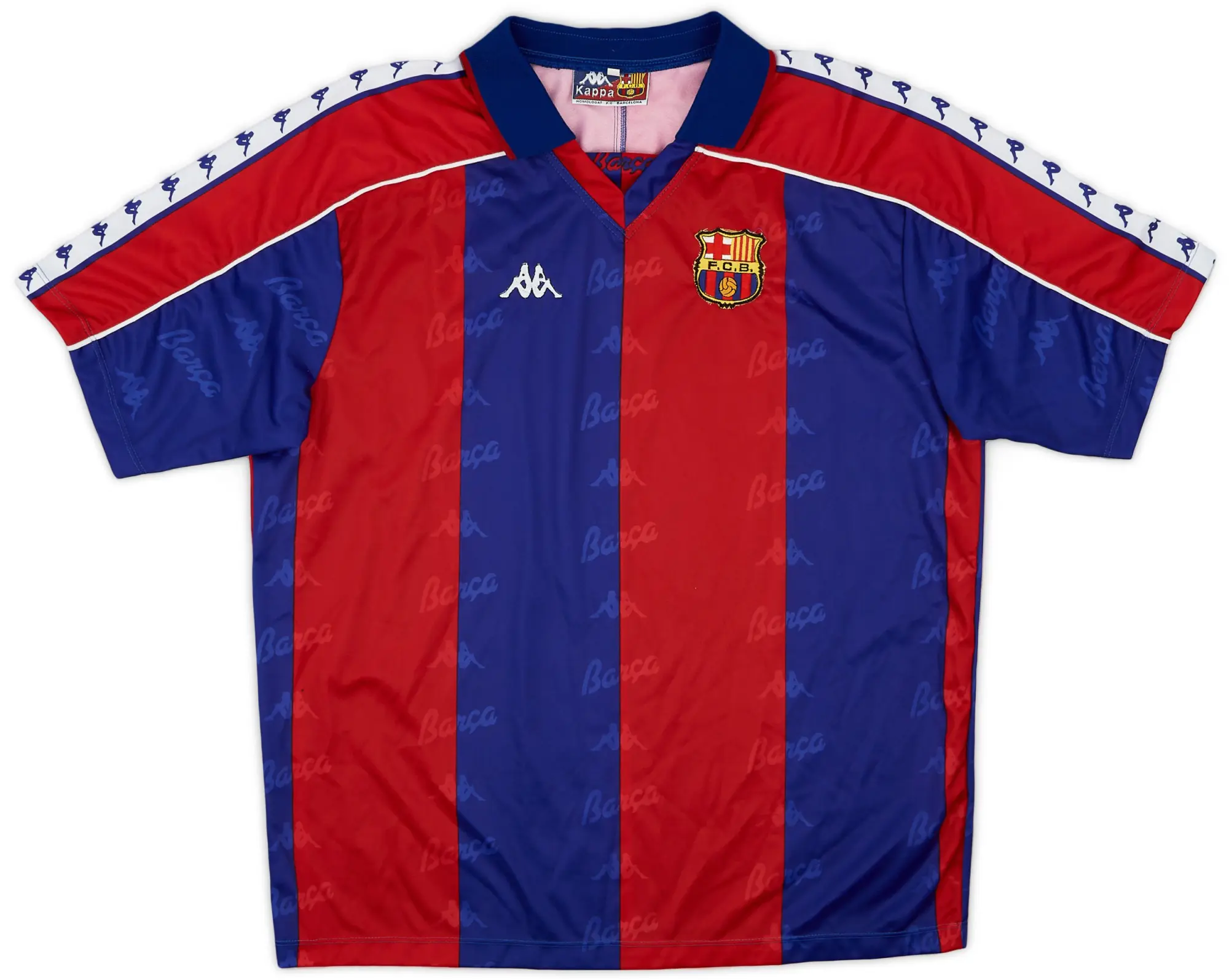 Kappa 1992-95 Barcelona Home Shirt - 8/10 - (XL)