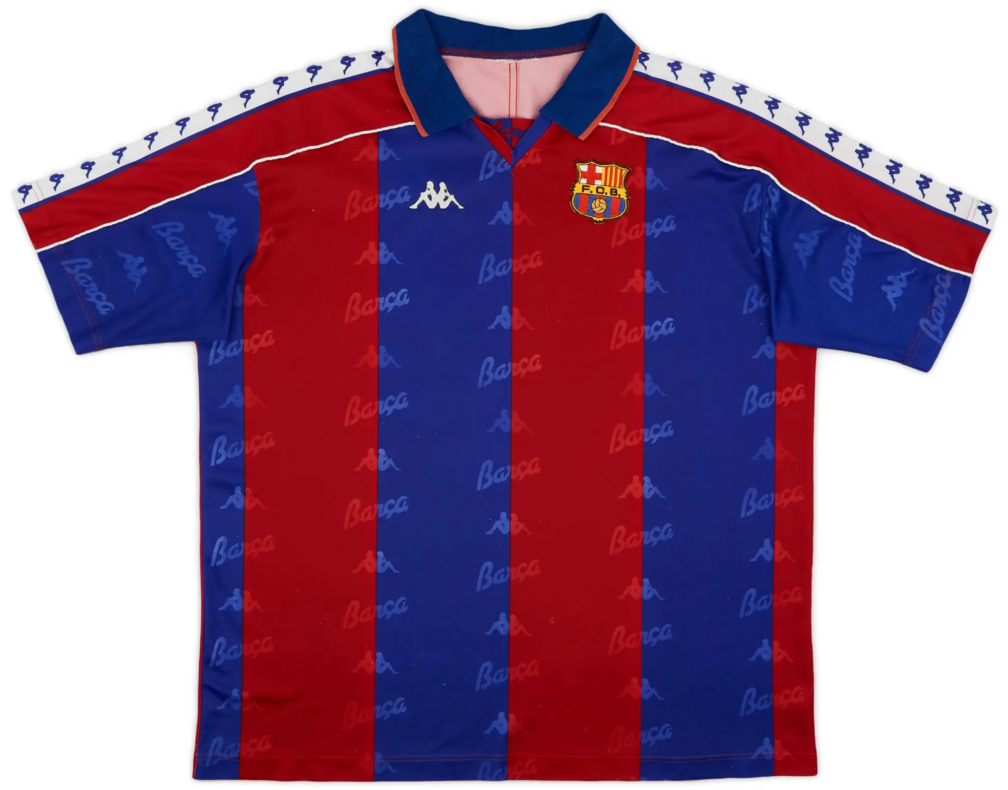 Kappa 1992-95 Barcelona Home Shirt - 8/10 - (L)