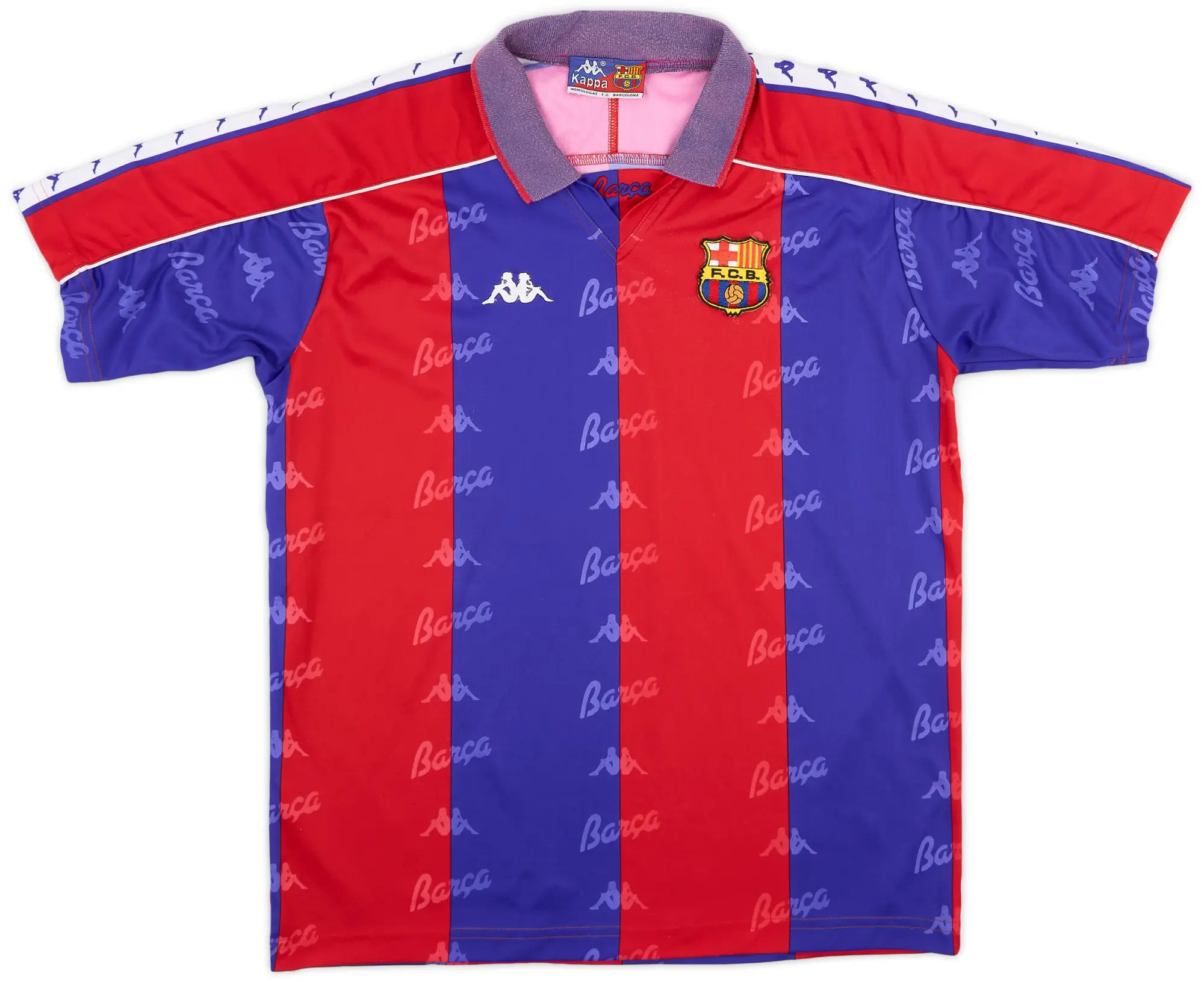 Kappa 1992-95 Barcelona Home Shirt - 6/10 - (L)