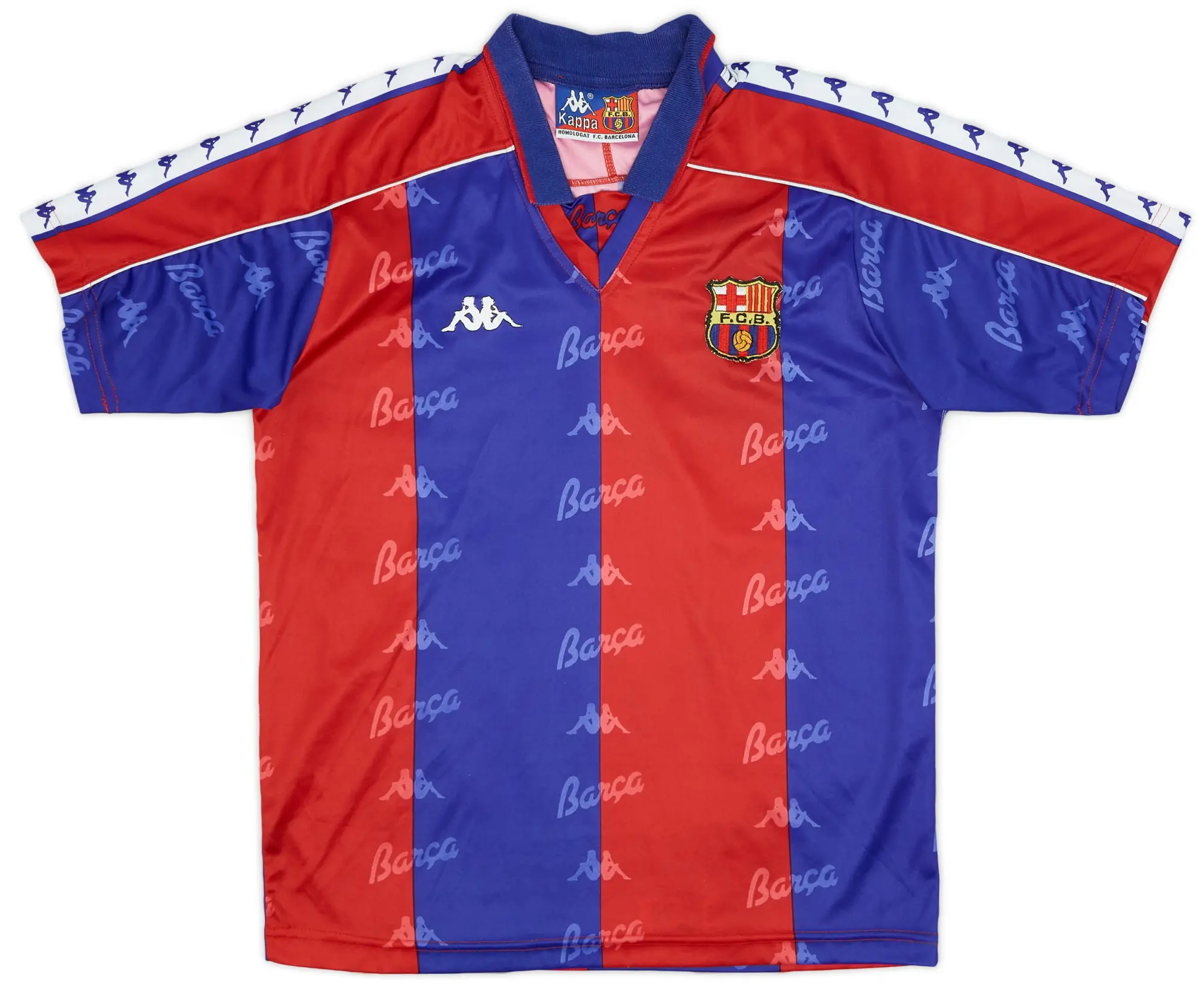 Kappa 1992-95 Barcelona Home Shirt - 9/10 - (S)