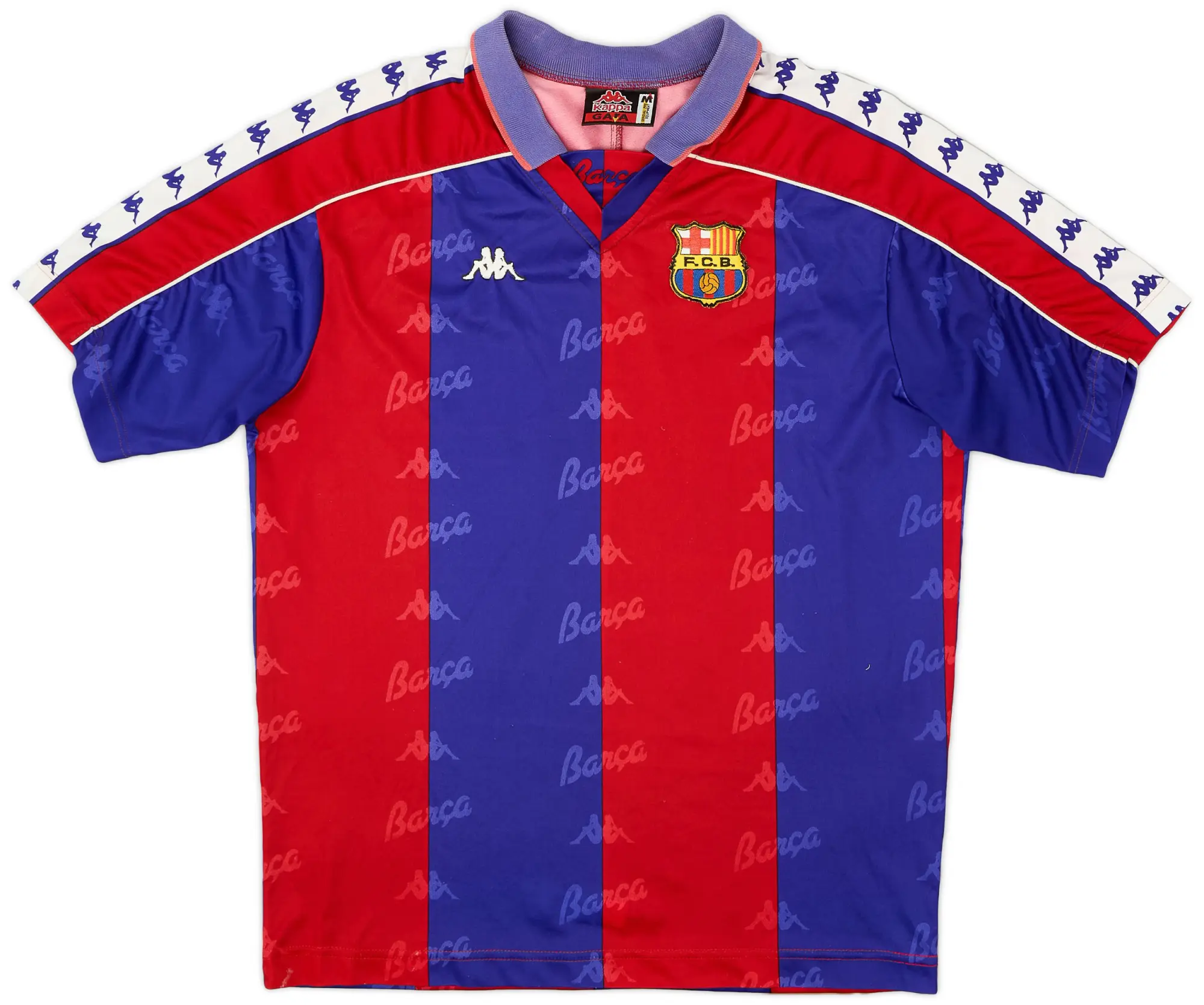 Kappa 1992-95 Barcelona Home Shirt - 7/10 - (M)