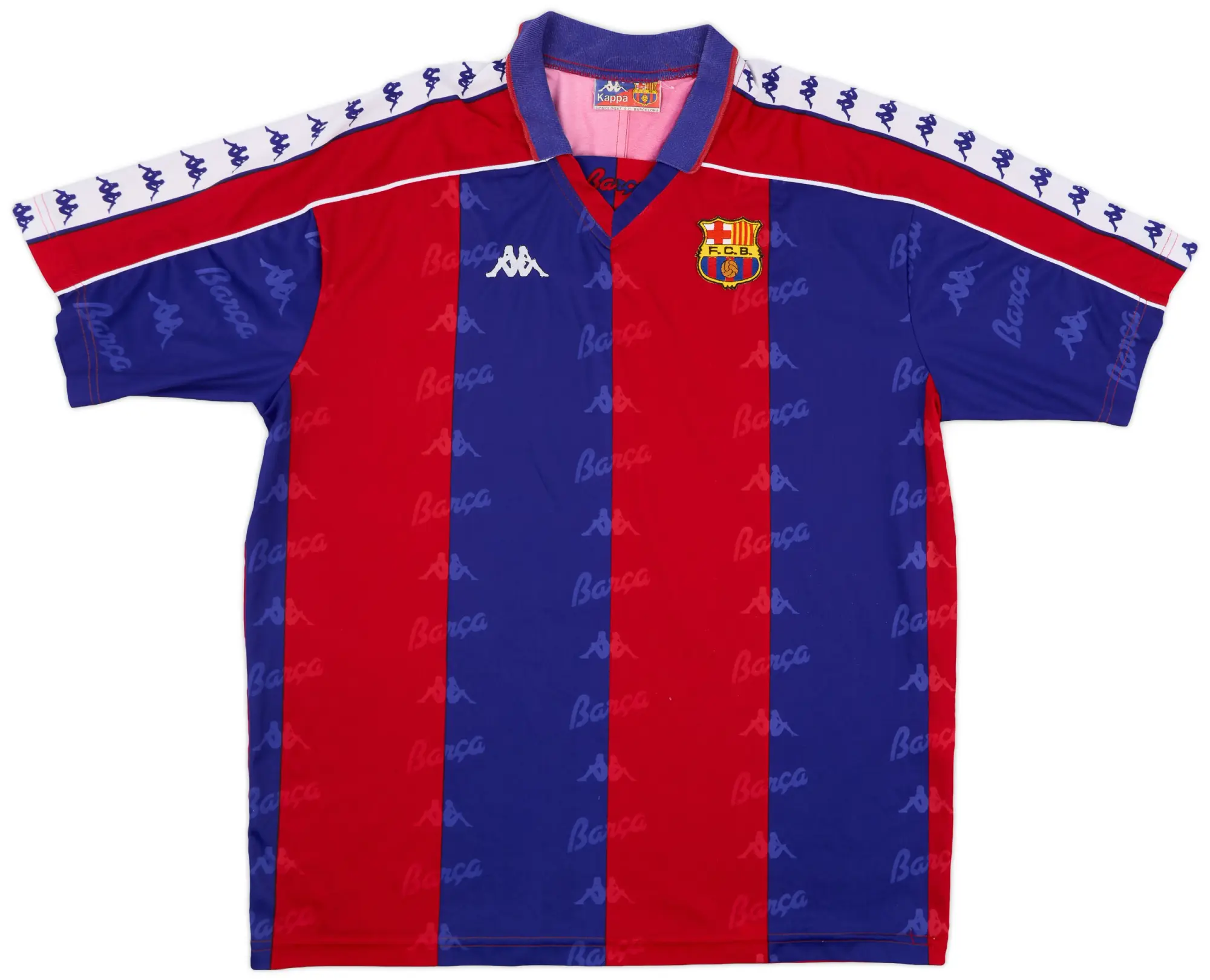 Kappa 1992-95 Barcelona Home Shirt - 9/10 - (XL)