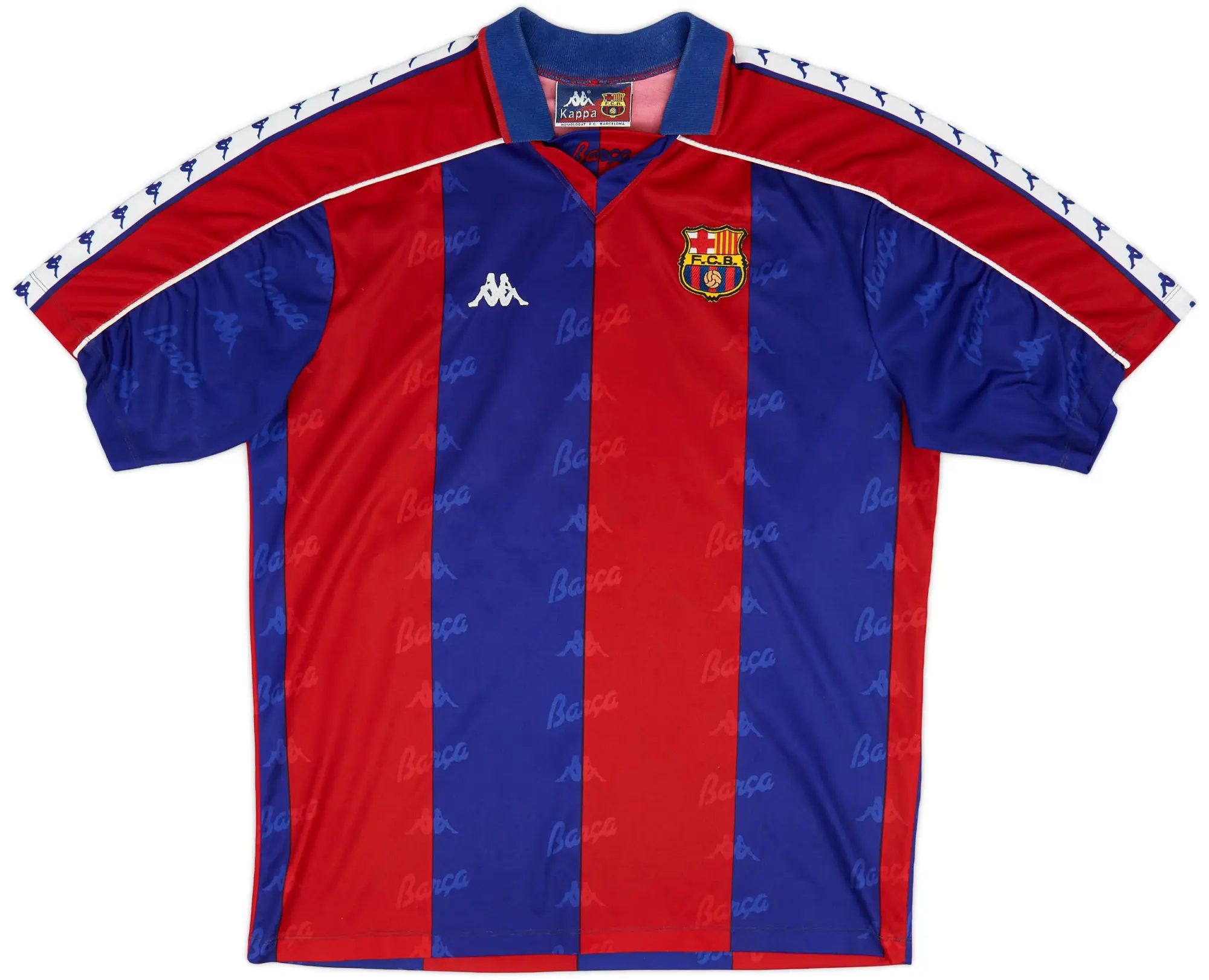 Kappa 1992-95 Barcelona Home Shirt - 9/10 - (XL)