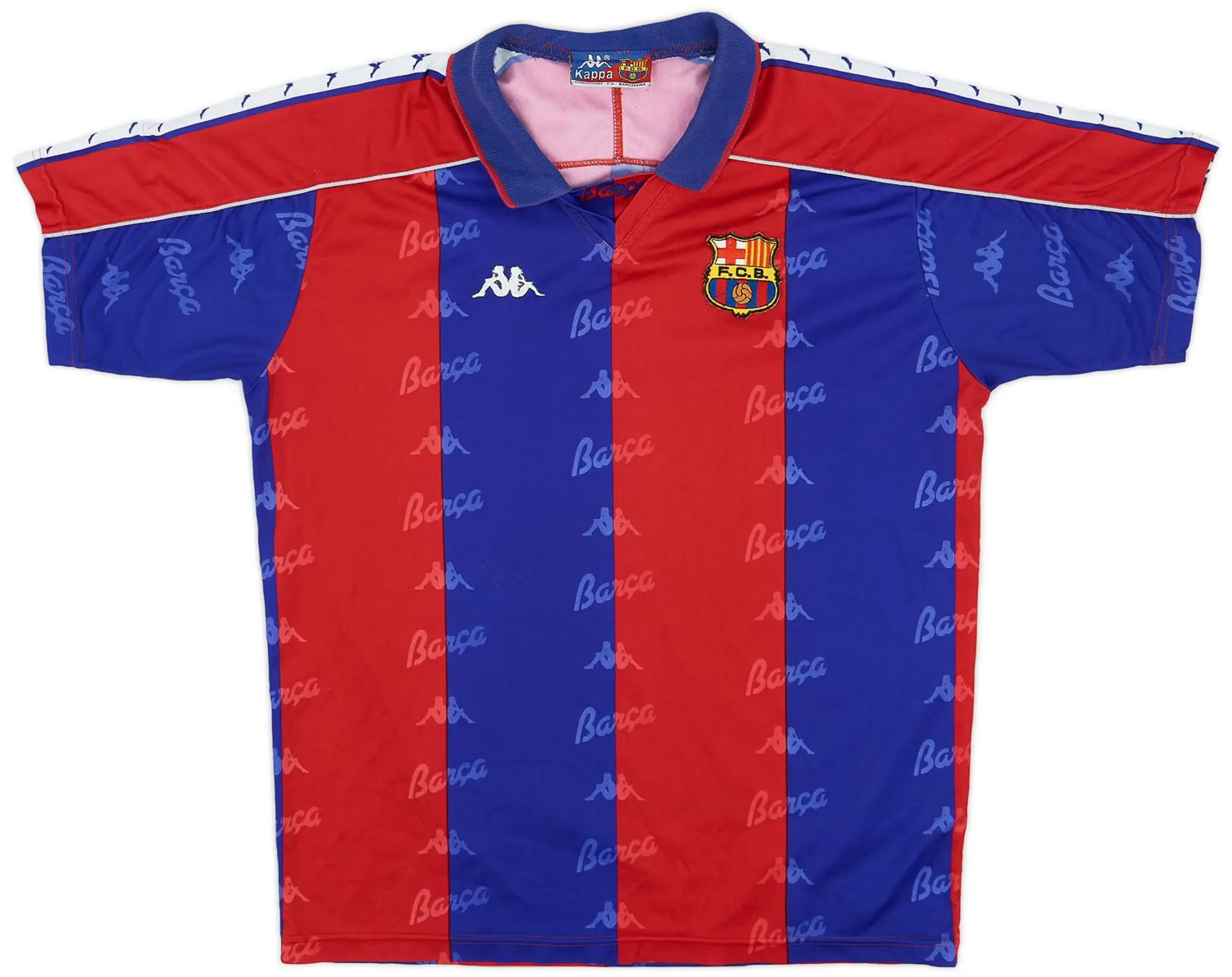 Kappa 1992-95 Barcelona Home Shirt - 8/10 - (L)