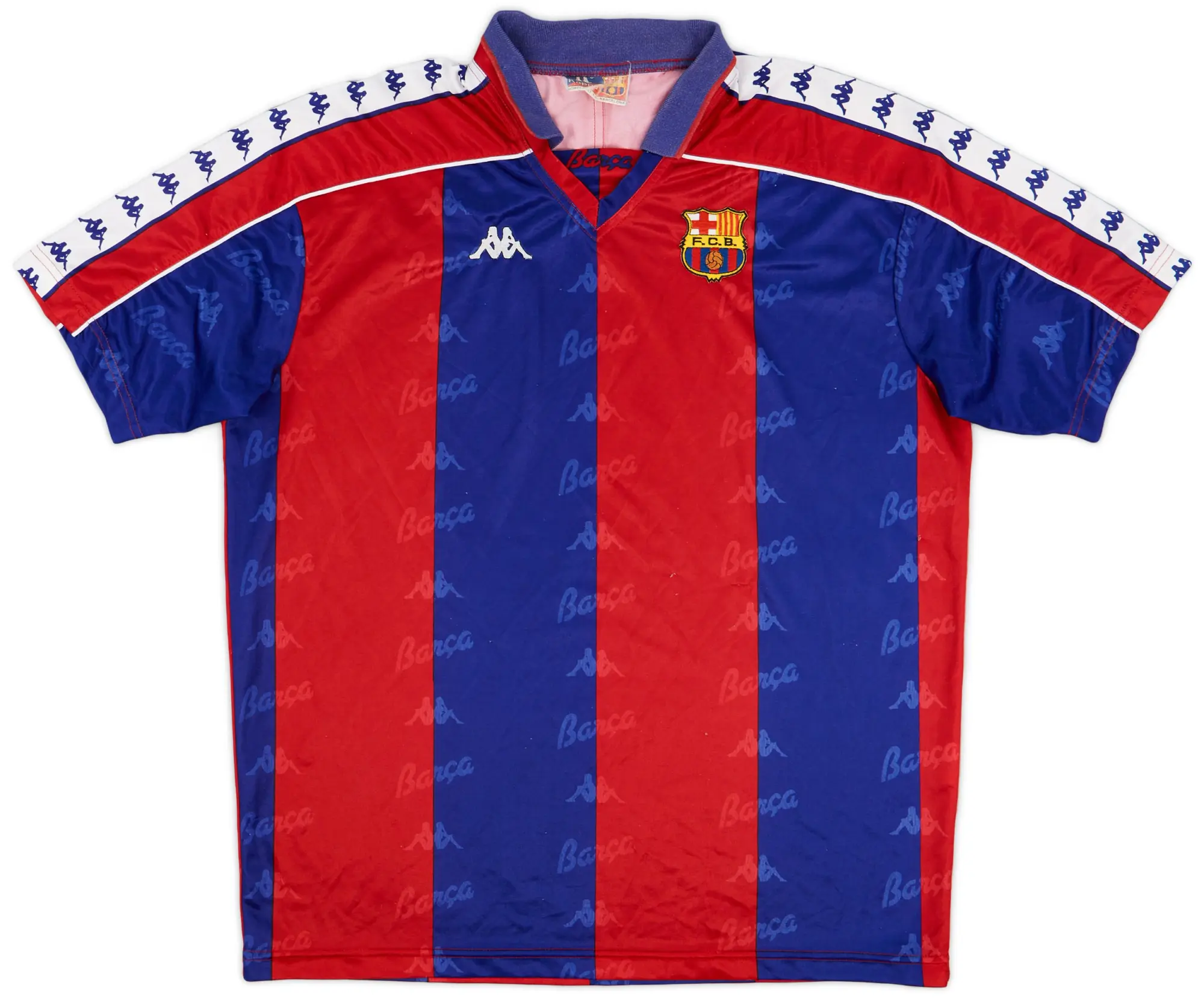 Kappa 1992-95 Barcelona Home Shirt - 8/10 - (XL)