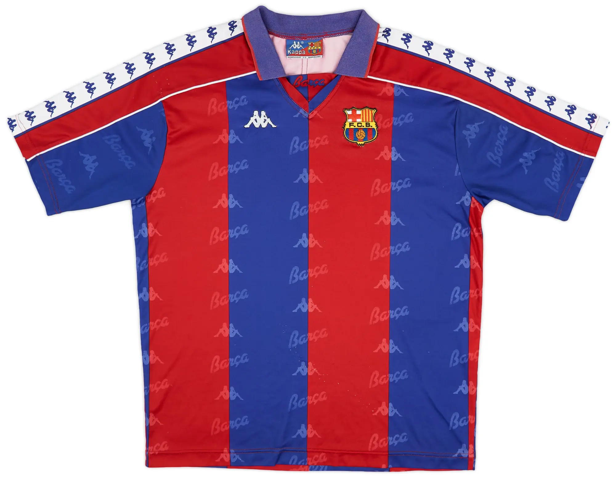 Kappa 1992-95 Barcelona Home Shirt - 8/10 - (L)