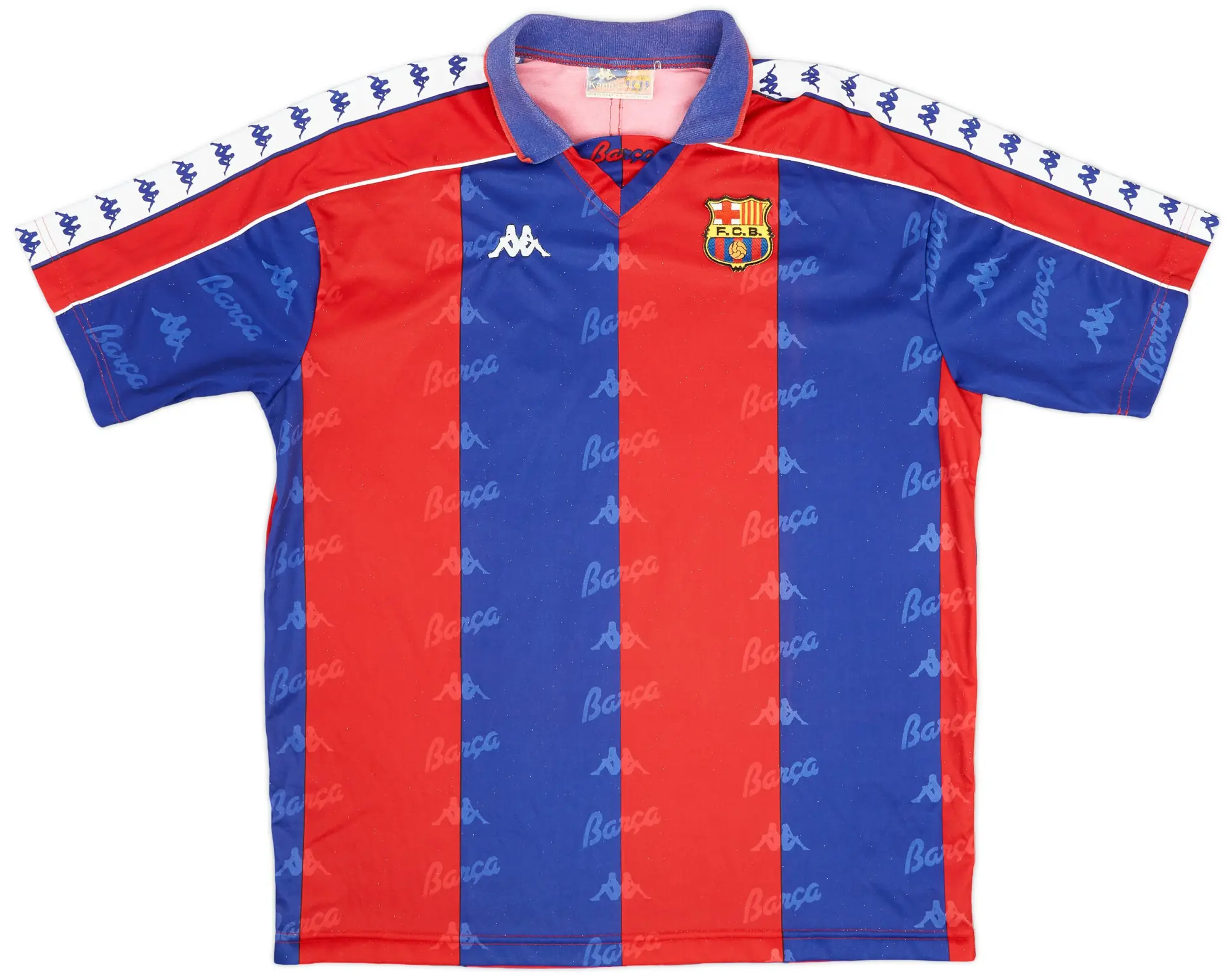 Kappa 1992-95 Barcelona Home Shirt - 8/10 - (XL)