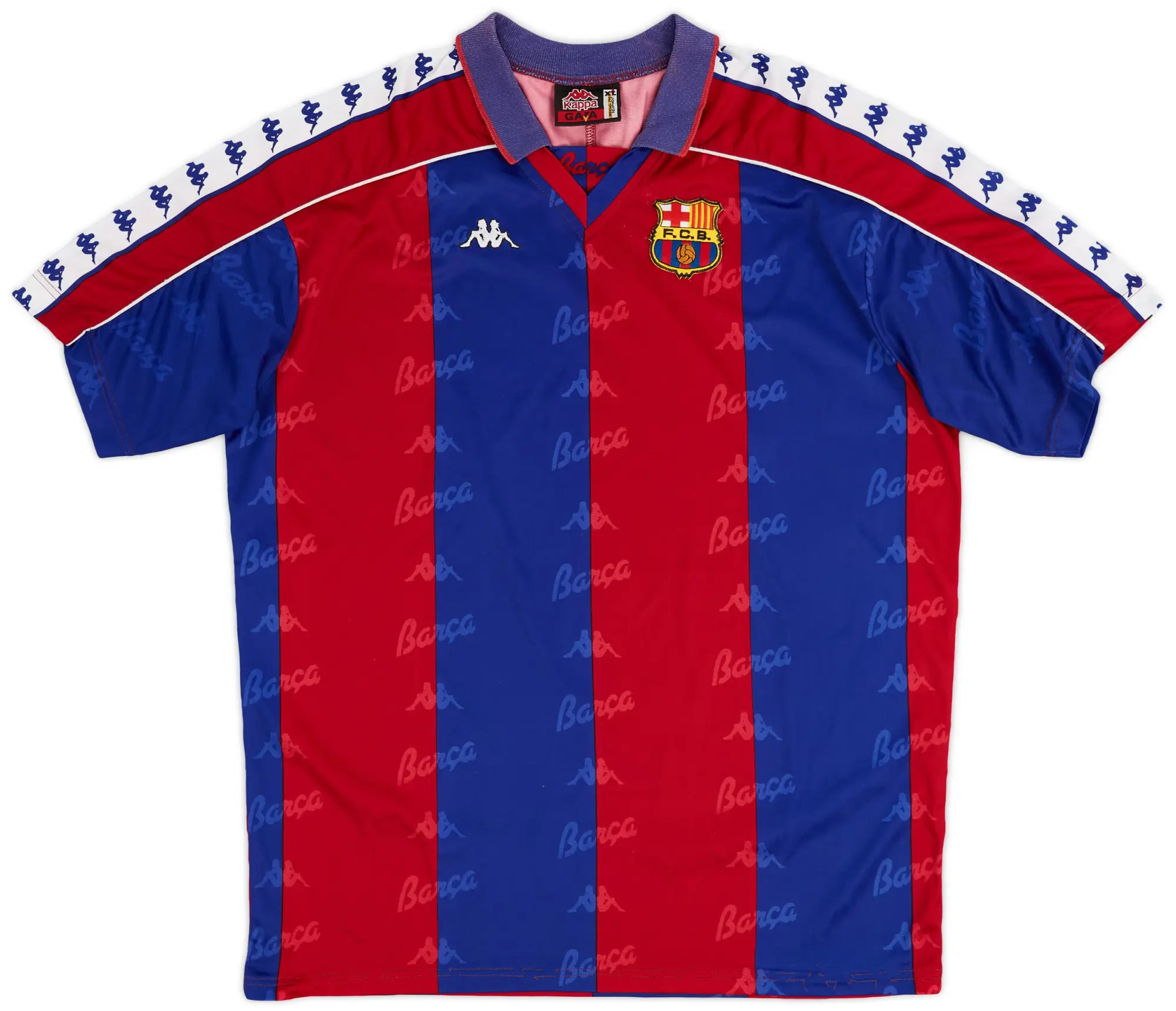 Kappa 1992-95 Barcelona Home Shirt - 8/10 - (XL)