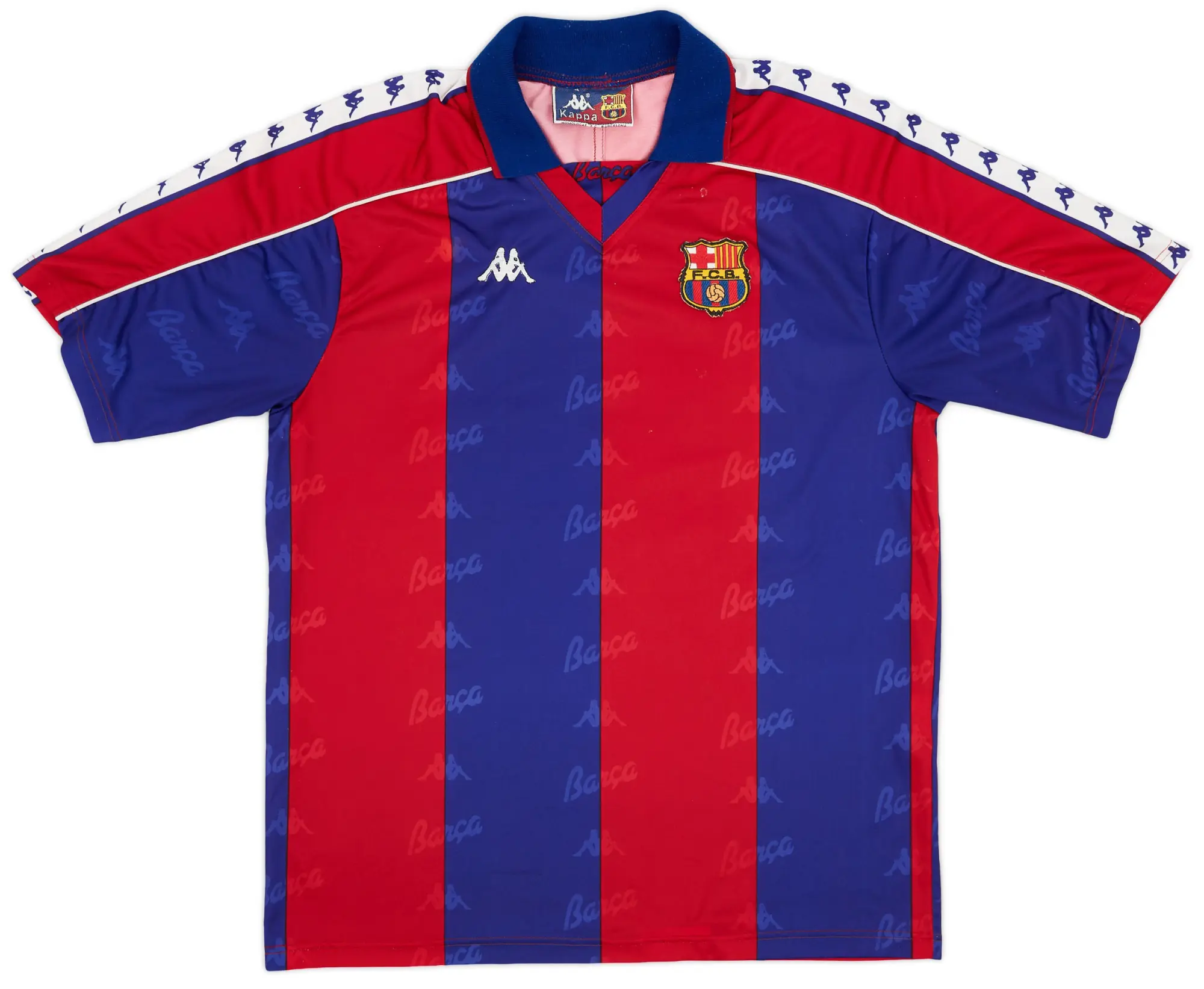 Kappa 1992-95 Barcelona Home Shirt - 8/10 - (L)