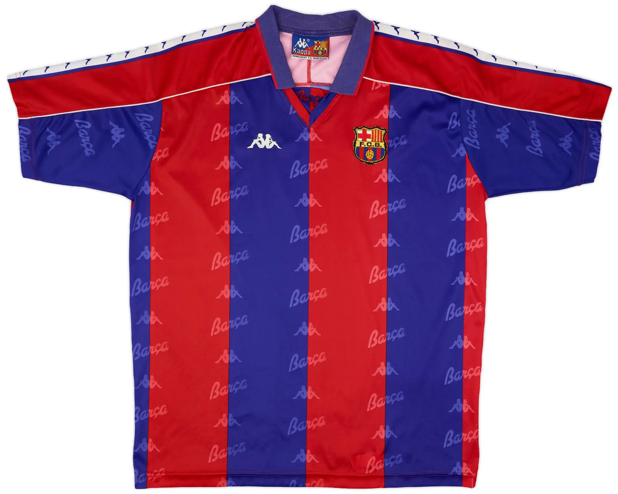 Kappa 1992-95 Barcelona Home Shirt - 8/10 - (XL)