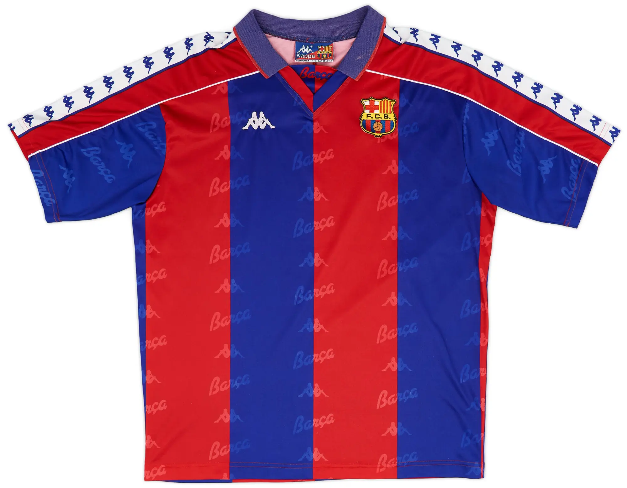 Kappa 1992-95 Barcelona Home Shirt - 8/10 - (L)