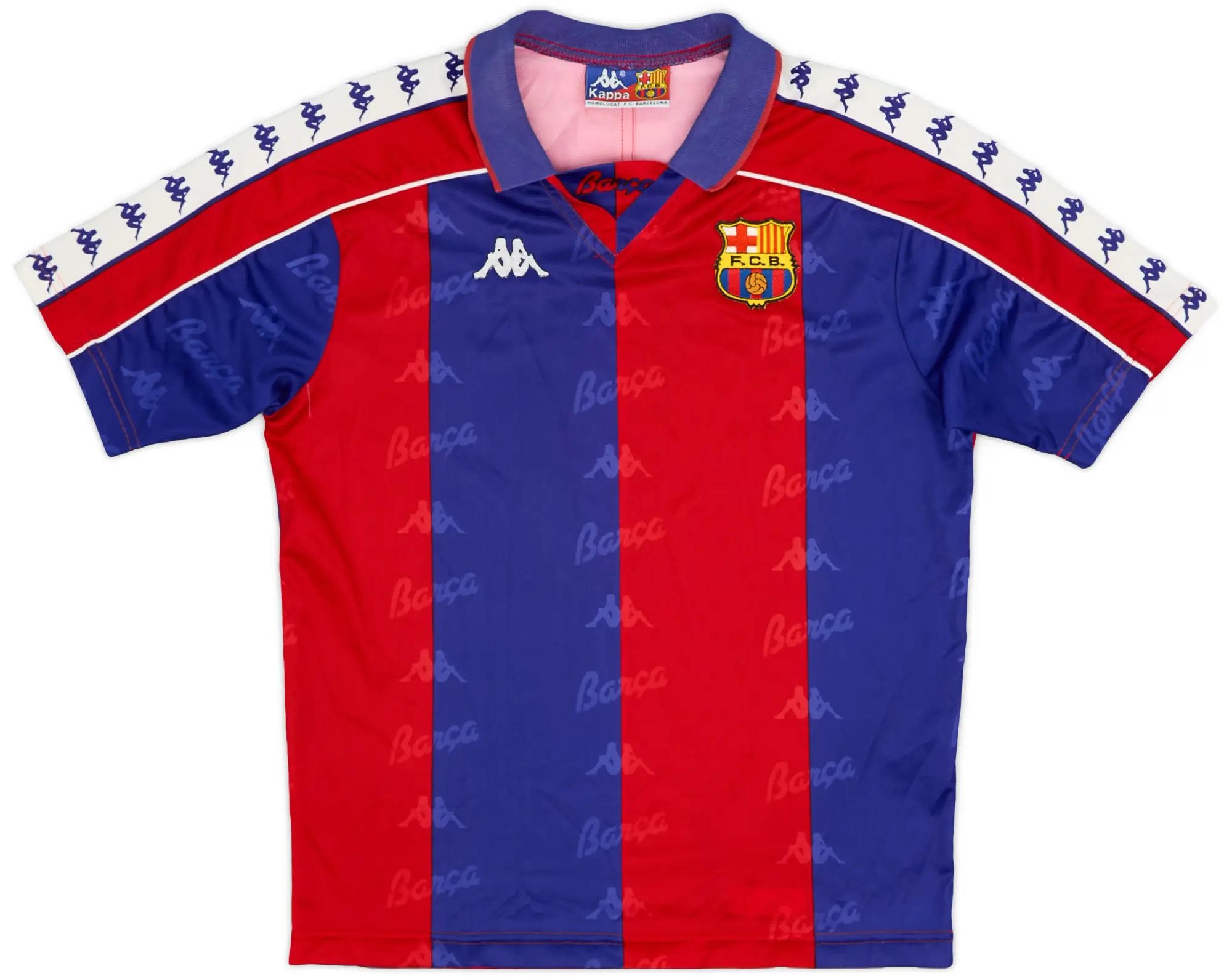 Kappa 1992-95 Barcelona Home Shirt - 8/10 - (S)