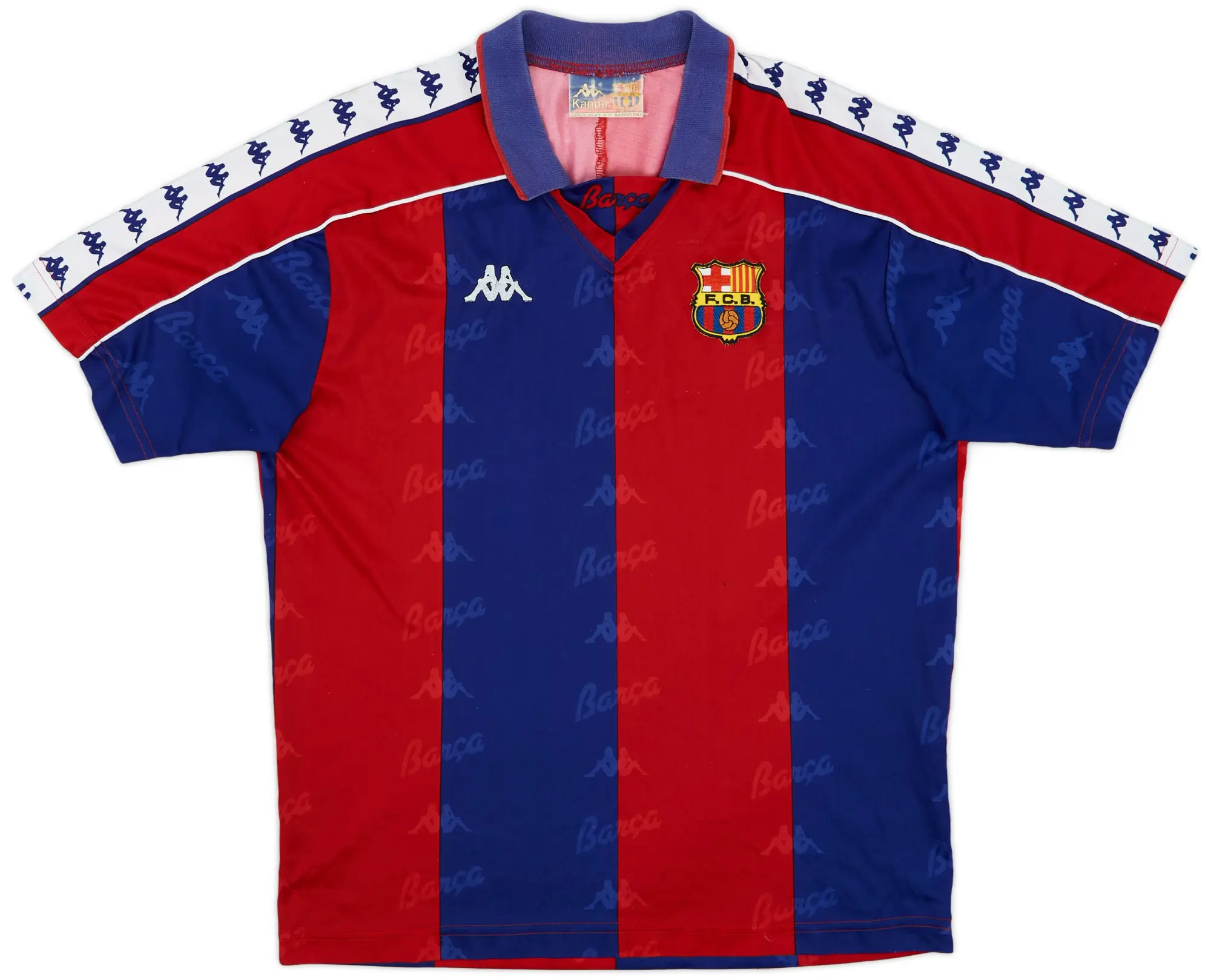 Kappa 1992-95 Barcelona Home Shirt - 8/10 - (M)