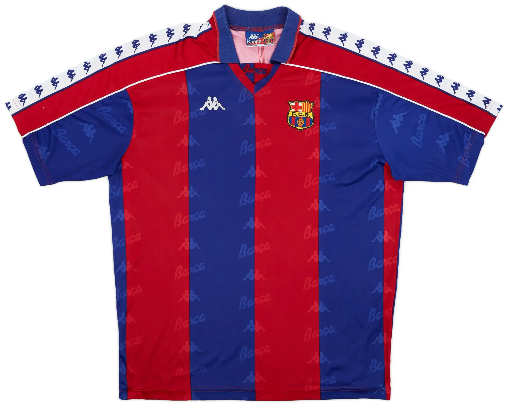 Kappa 1992-95 Barcelona Home Shirt - 7/10 - (XL)