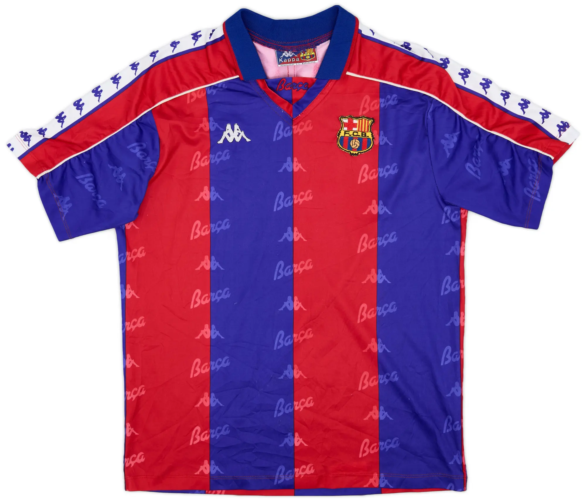 Kappa 1992-95 Barcelona Home Shirt - 6/10 - (L)