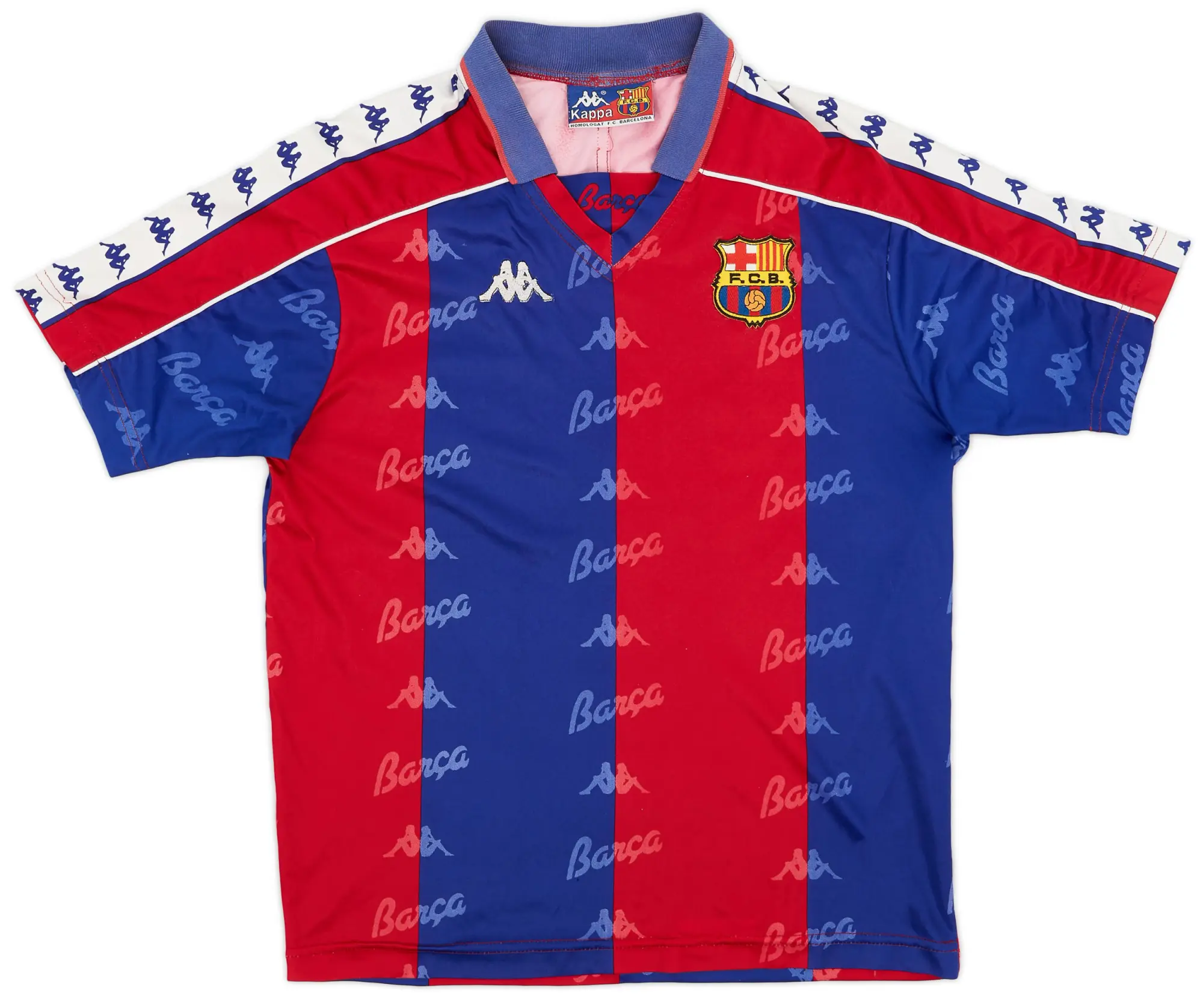 Kappa 1992-95 Barcelona Home Shirt - 7/10 - (S)