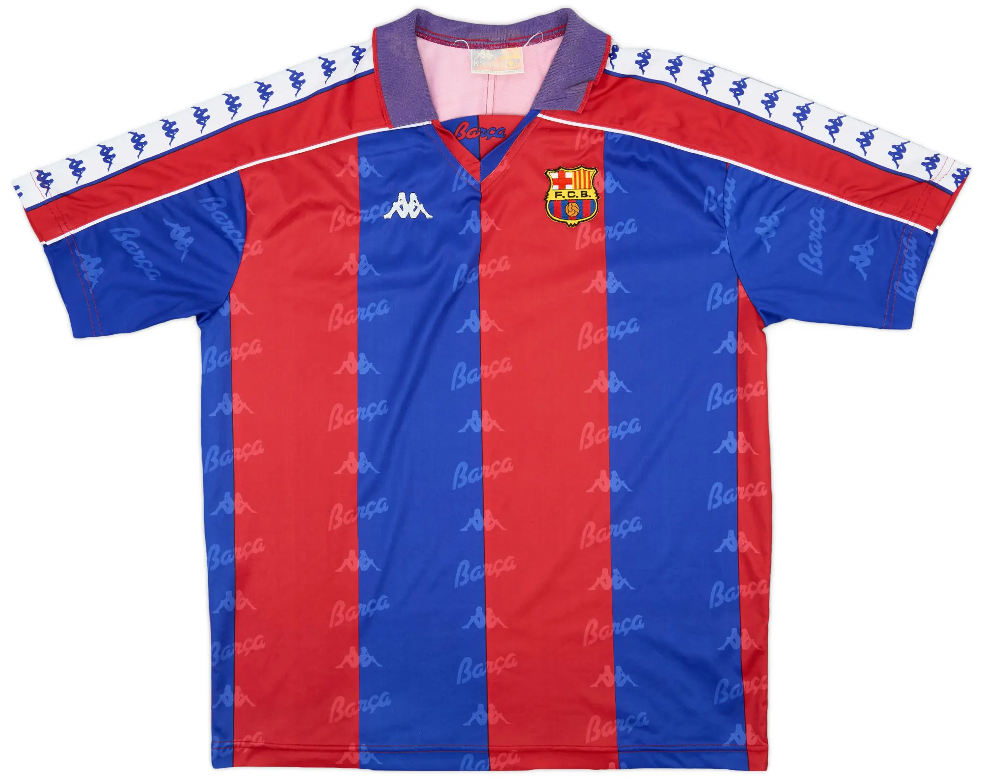 Kappa 1992-95 Barcelona Home Shirt - 7/10 - (XL)