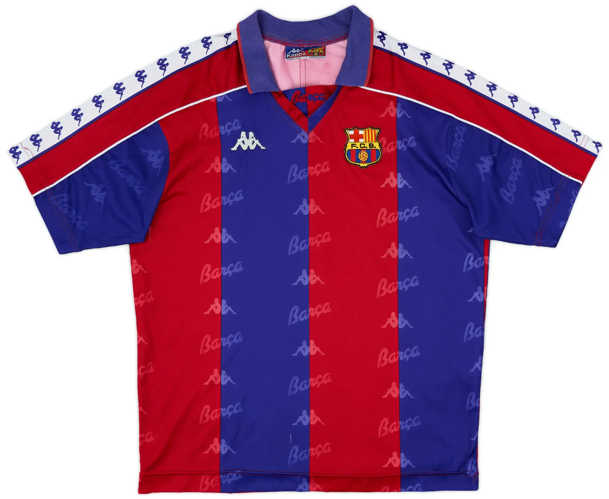 Kappa 1992-95 Barcelona Home Shirt - 7/10 - (M)