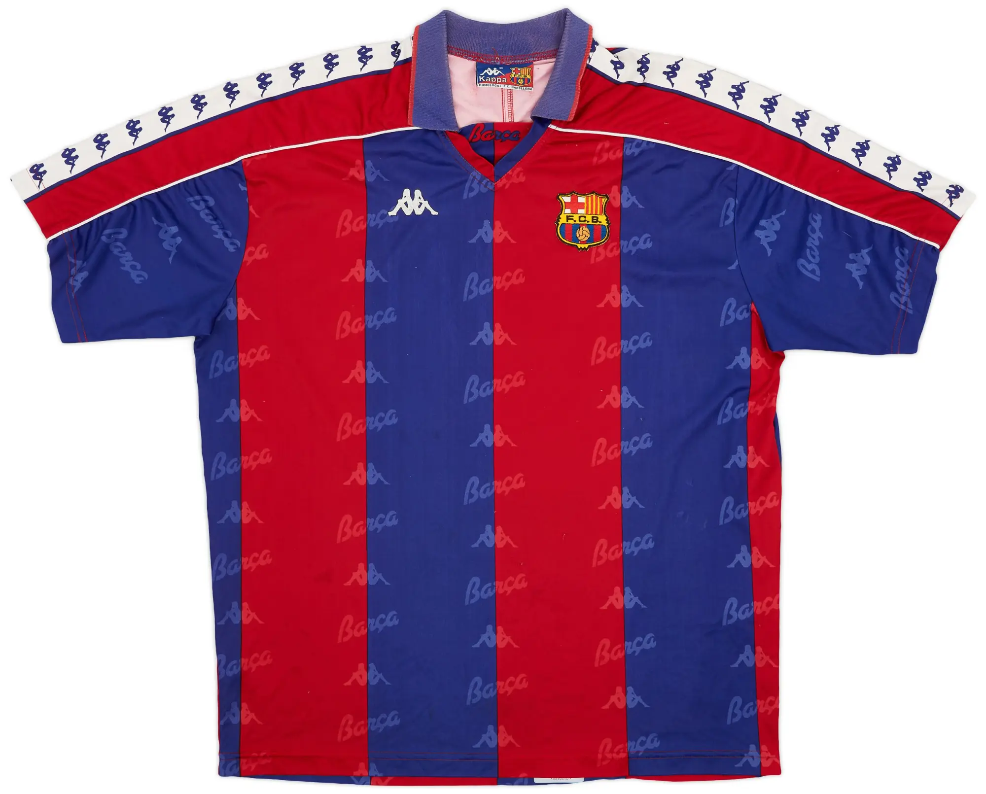 Kappa 1992-95 Barcelona Home Shirt - 8/10 - (XL)