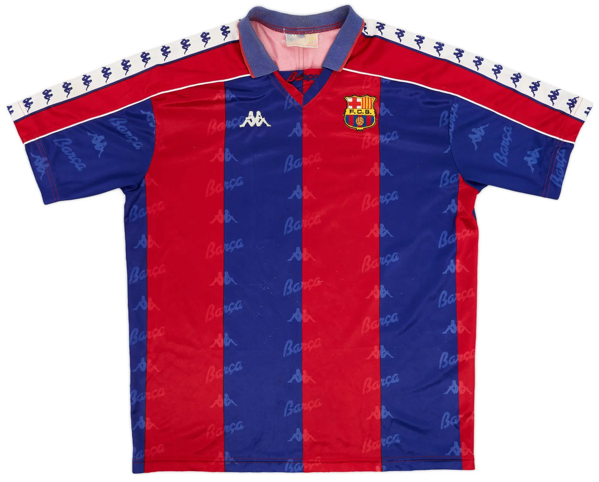 Kappa 1992-95 Barcelona Home Shirt - 7/10 - (XL)