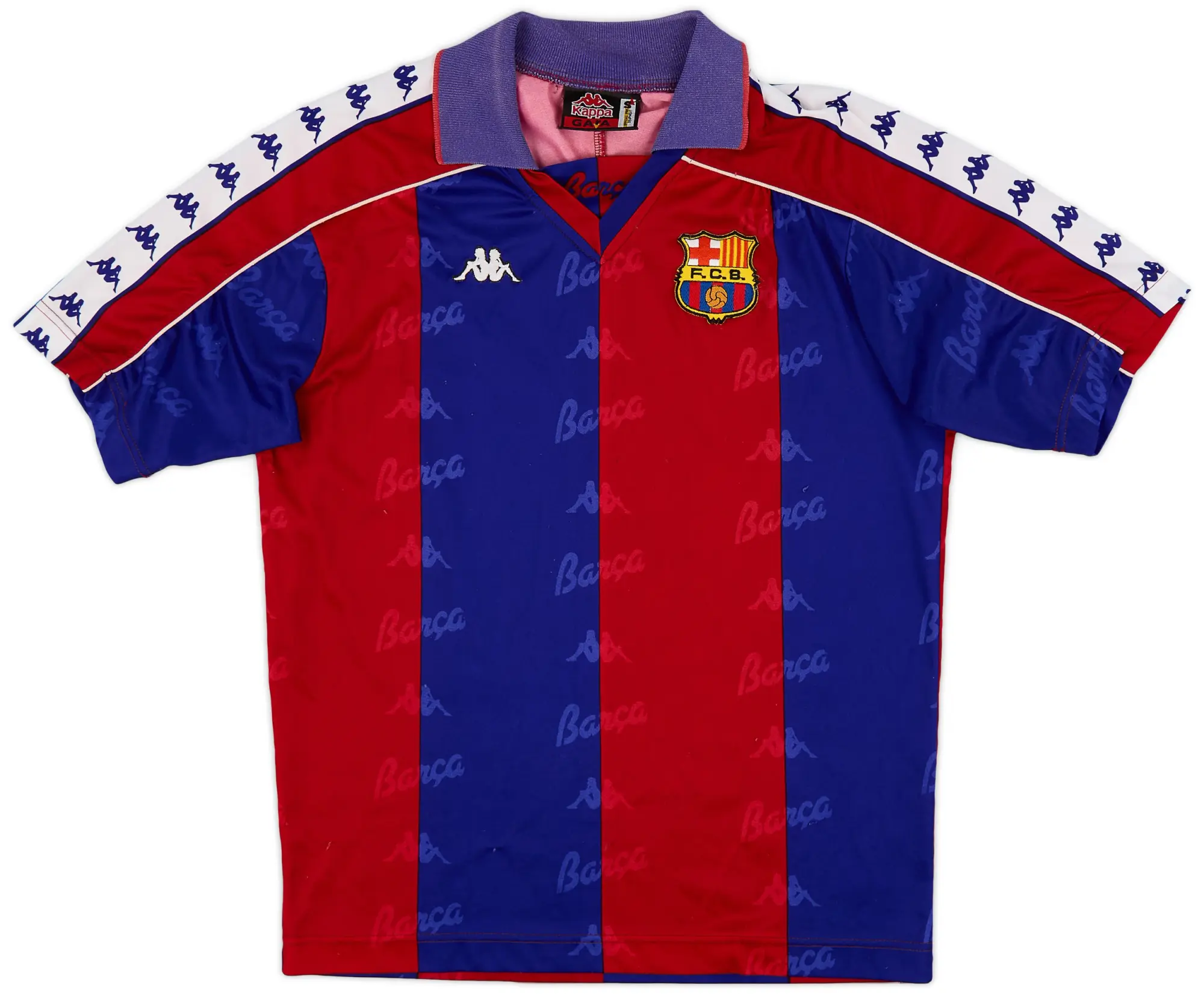 Kappa 1992-95 Barcelona Home Shirt - 8/10 - (S)