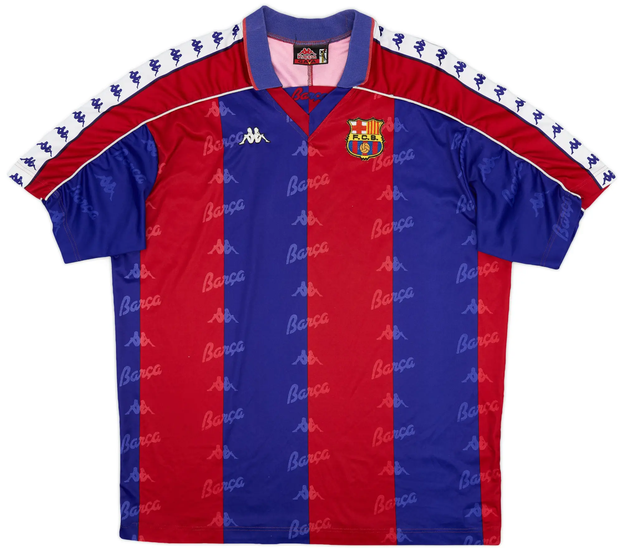 Kappa 1992-95 Barcelona Home Shirt - 8/10 - (XL)