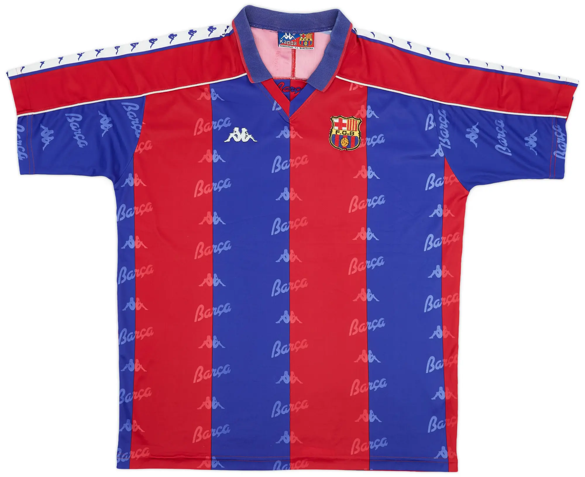 Kappa 1992-95 Barcelona Home Shirt - 7/10 - (XL)