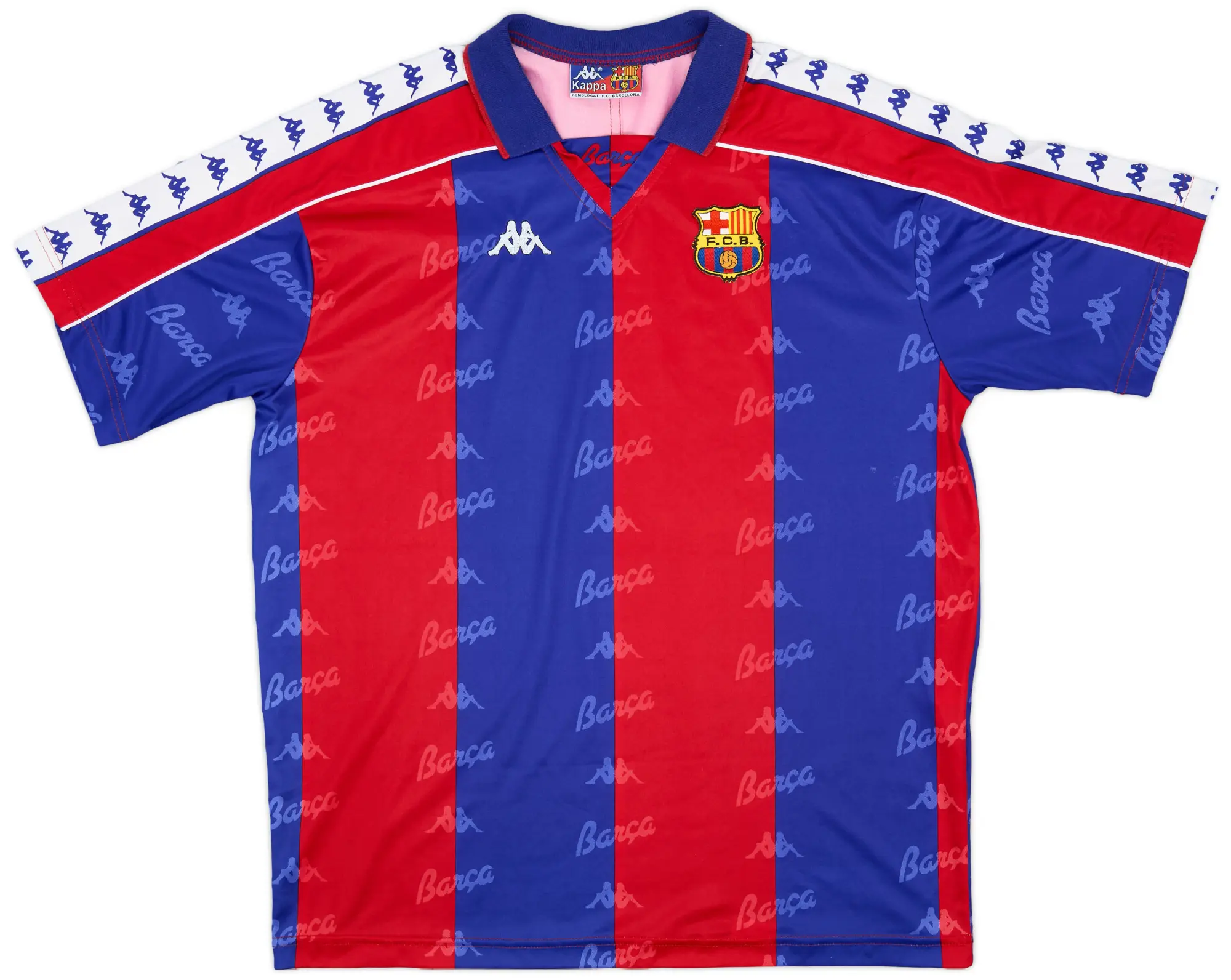 Kappa 1992-95 Barcelona Home Shirt - 8/10 - (XL)